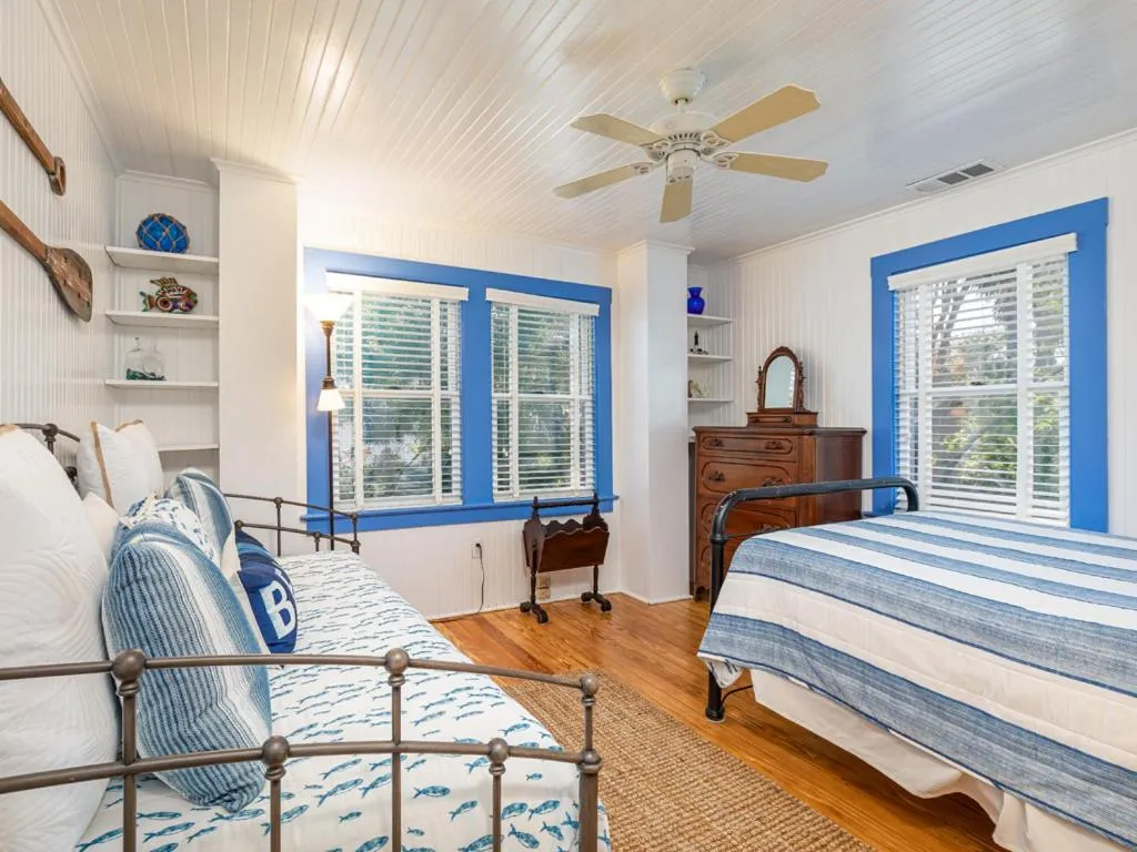 Bed in Guiding Light Cottage