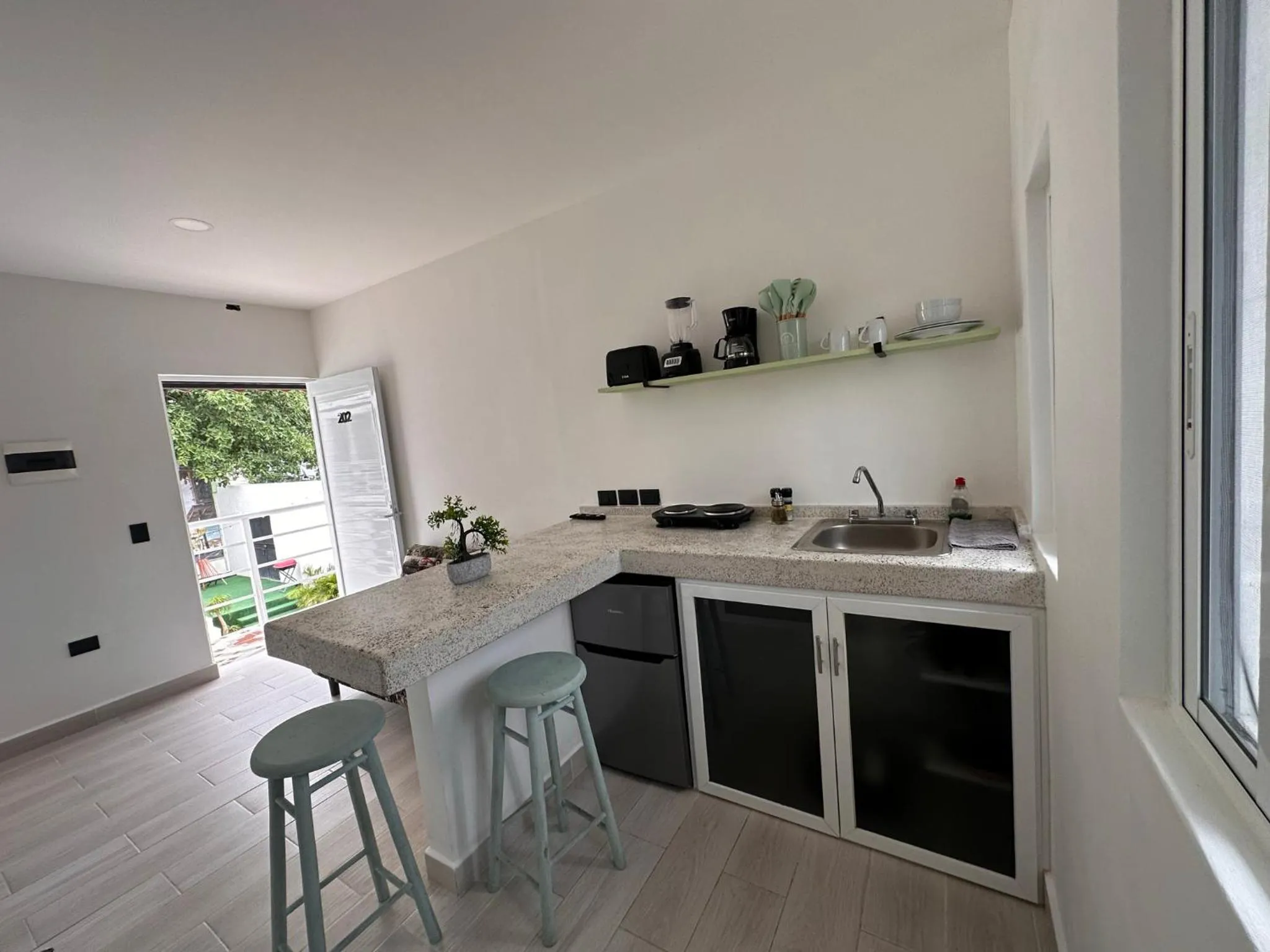 Kitchen or kitchenette in La Quinta Caribeña