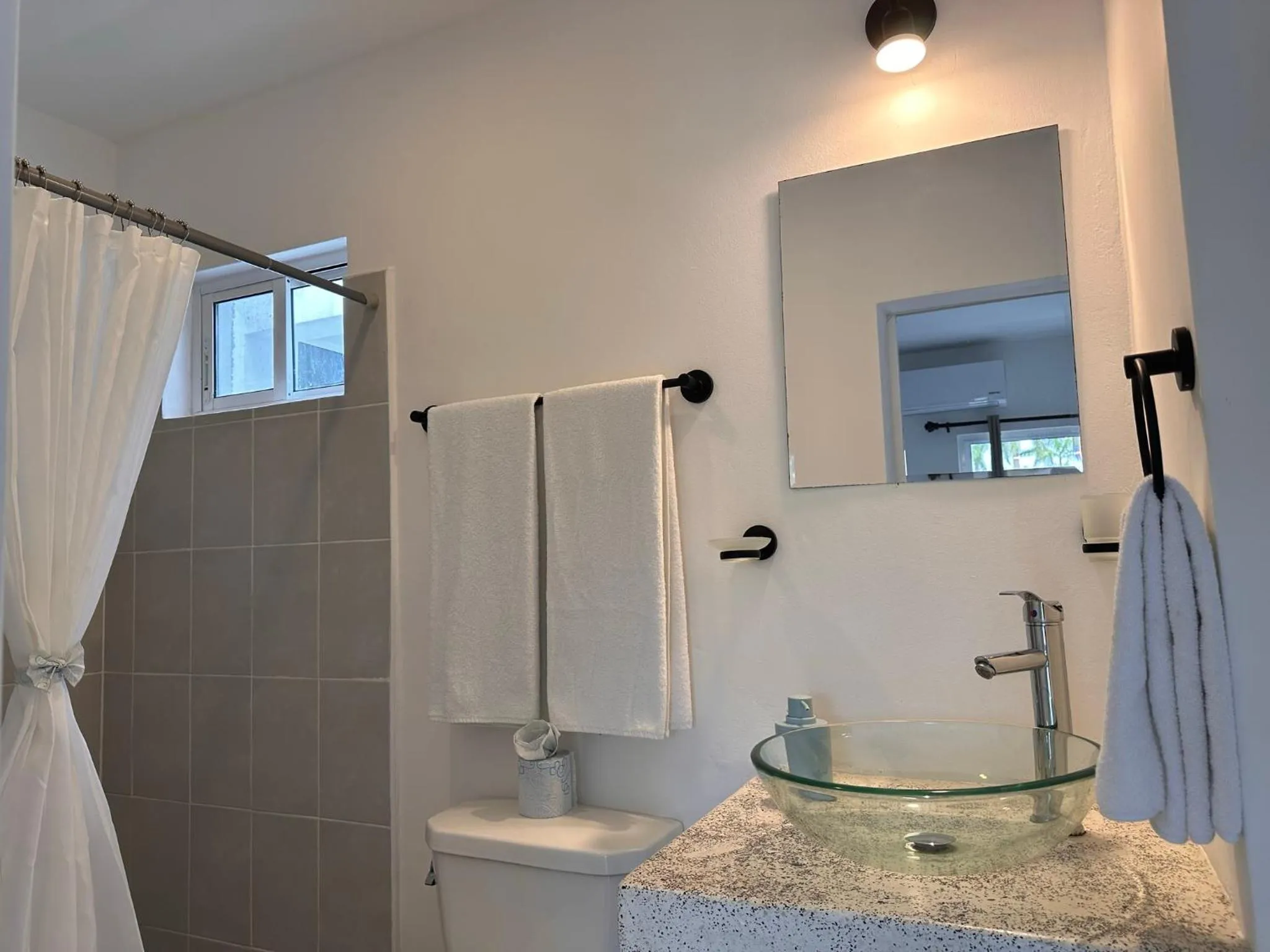 Bathroom in La Quinta Caribeña