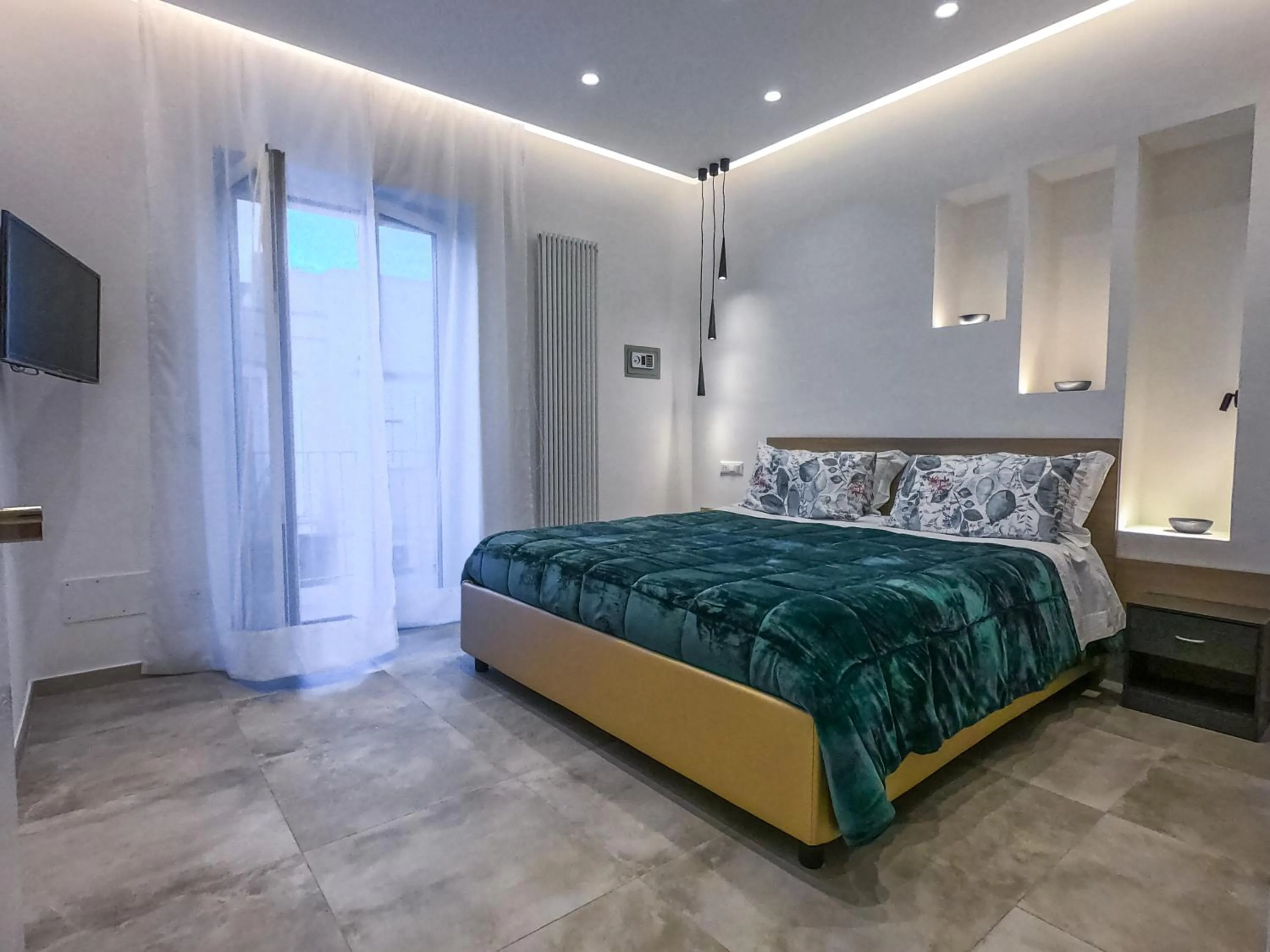 Bed in Delphi Soggiorni Romantic Suites with Private Terrace - Ischia Porto