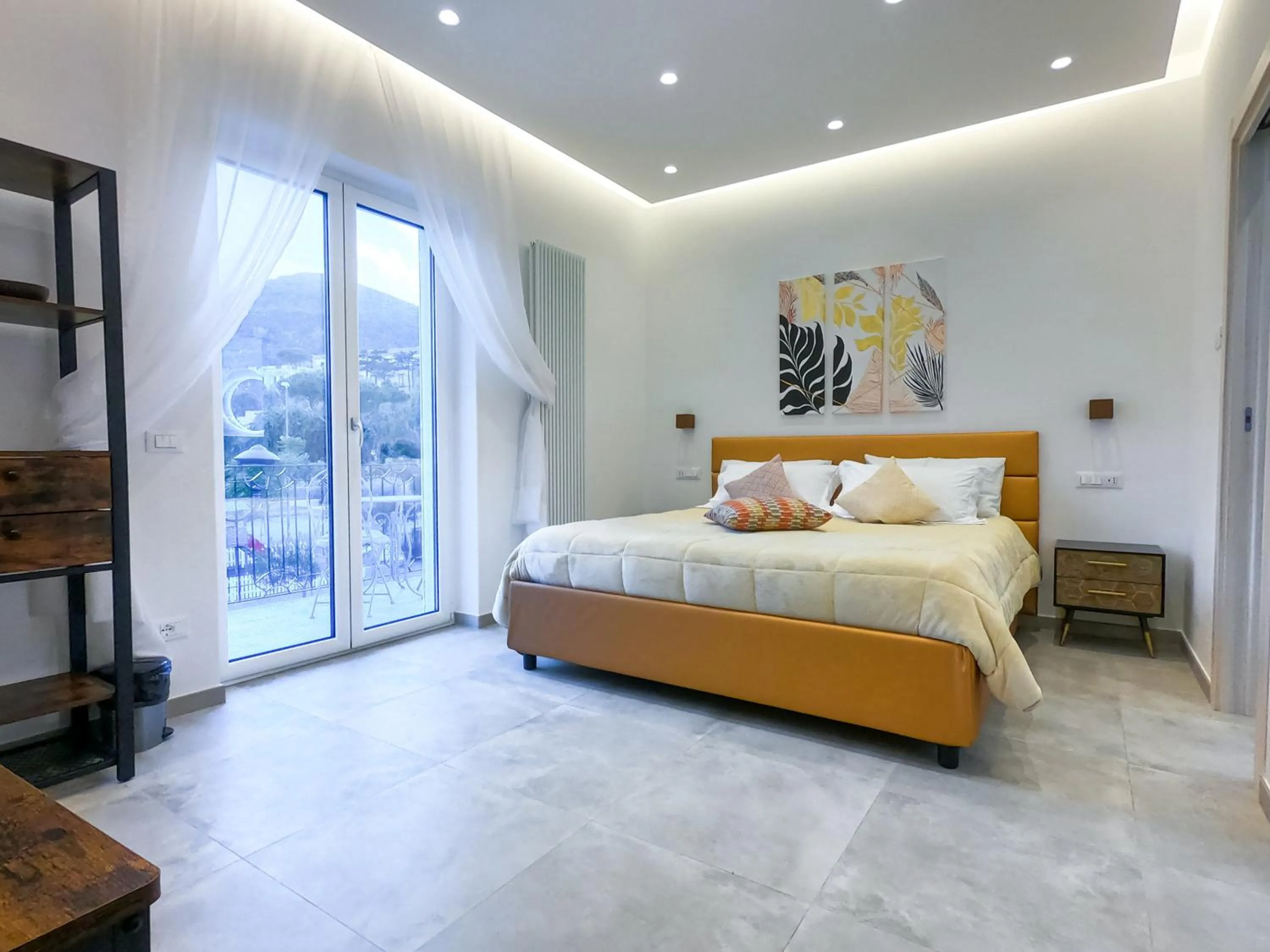 Bed in Delphi Soggiorni Romantic Suites with Private Terrace - Ischia Porto