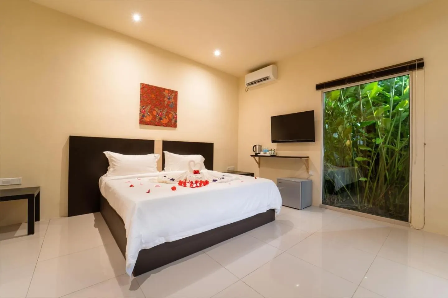 Bed in The Firefly Resort