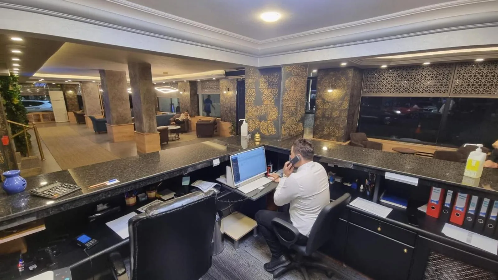 Lobby or reception in Rhisos Gold Otel