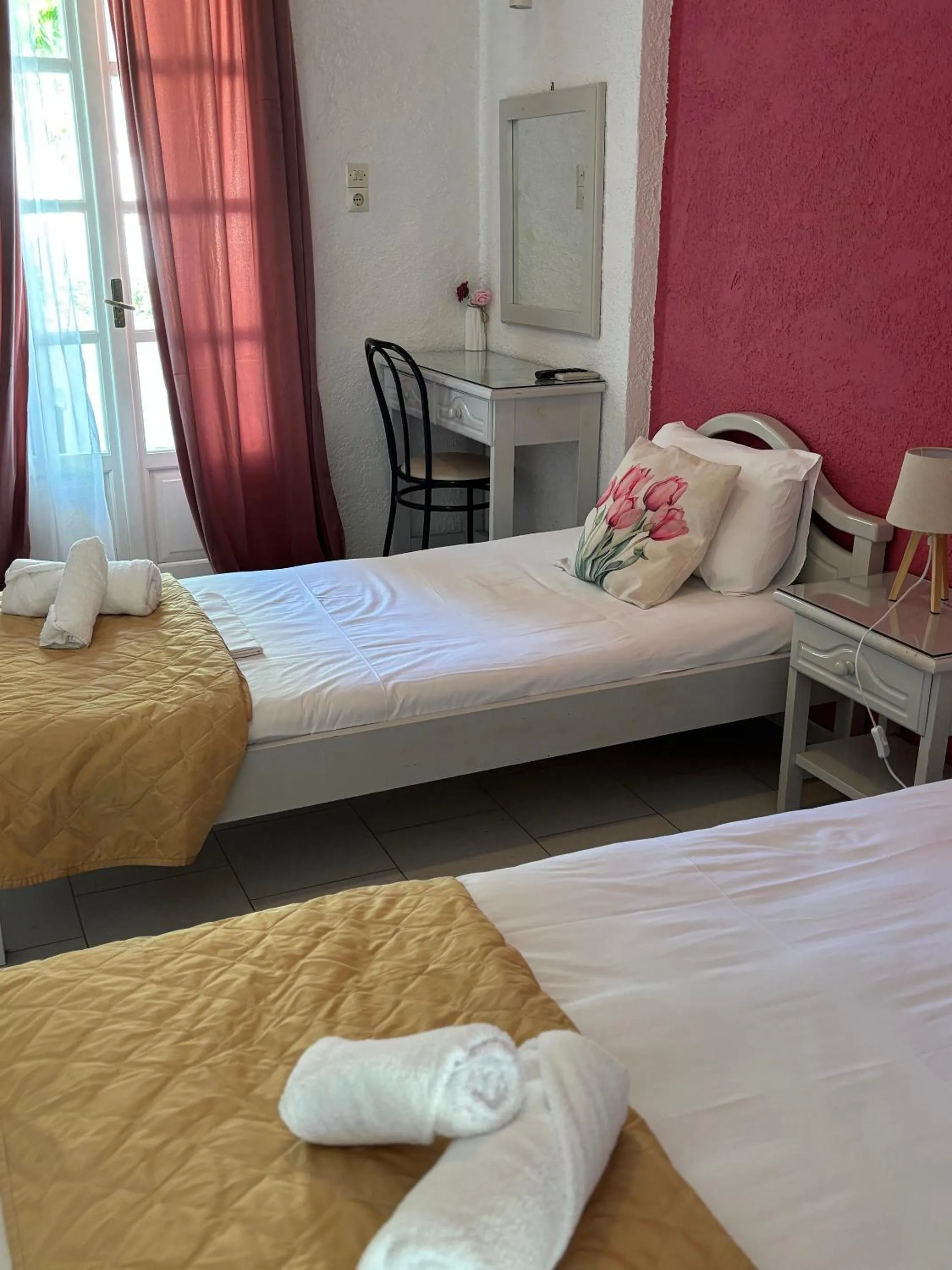 Bed in Athina Studios