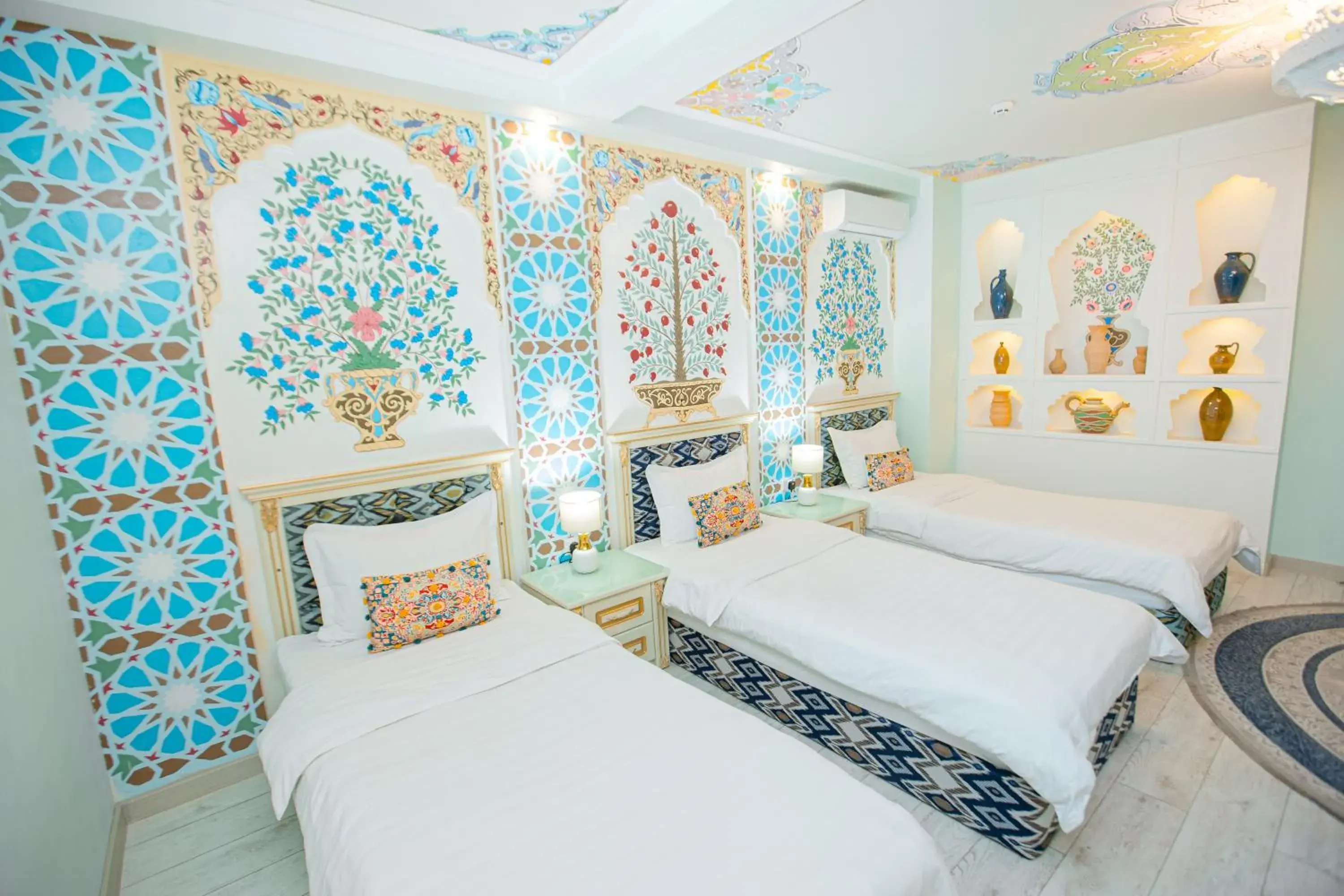 Bed in Gur Emir Palace boutique hotel Bed in Gur Emir Palace boutique hotel