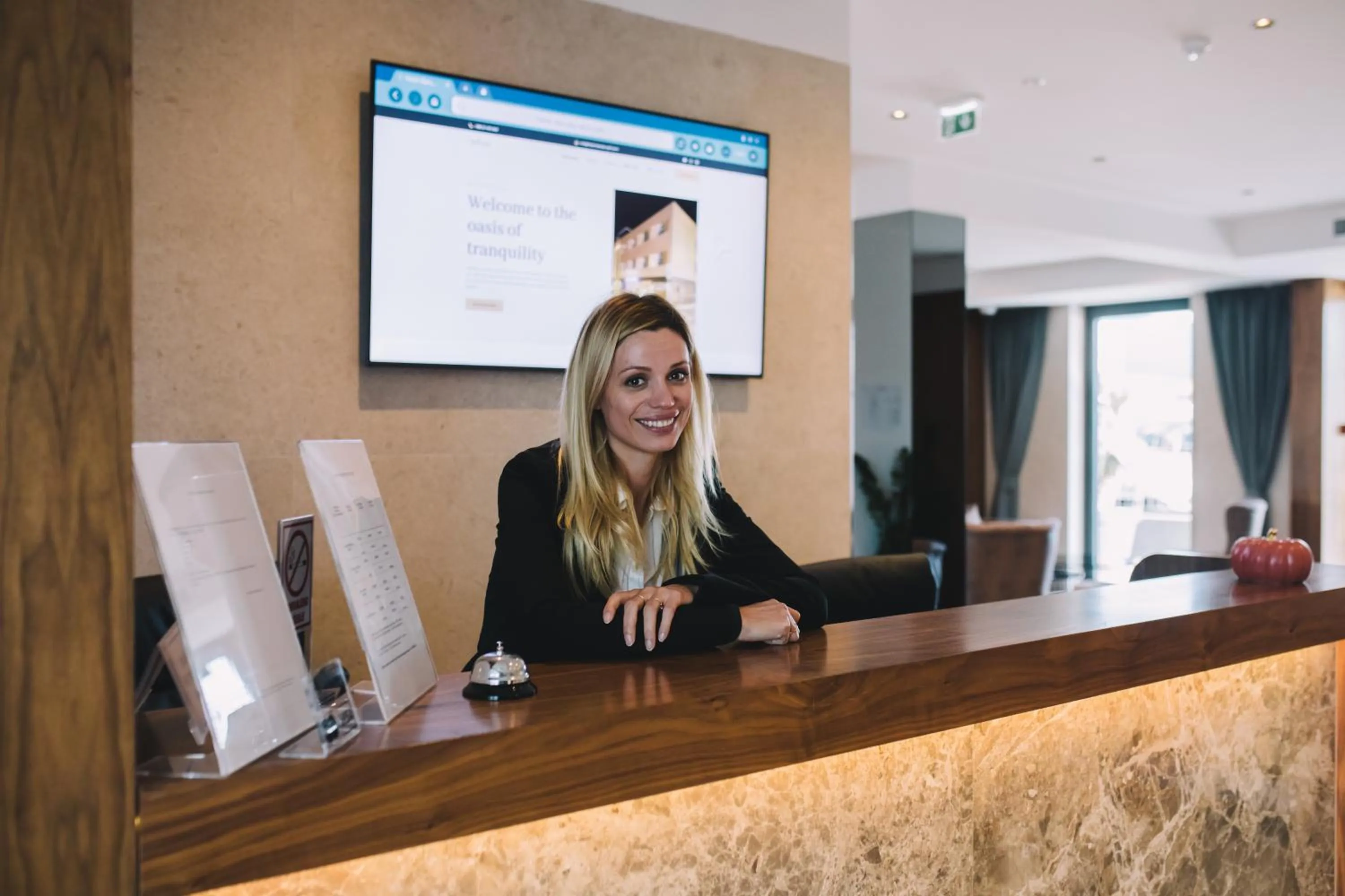 Lobby or reception in Hotel Batuda