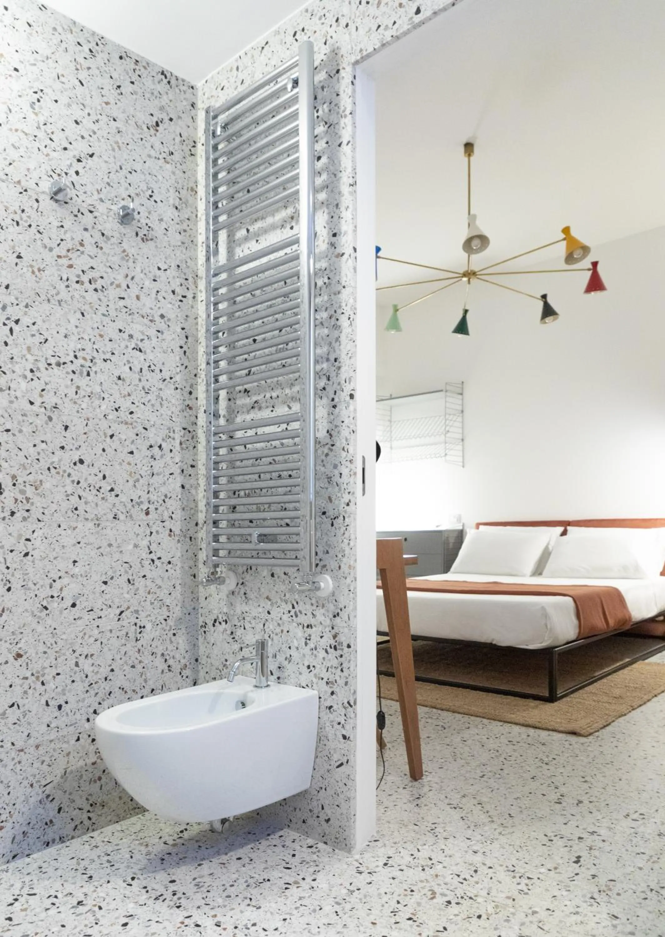 Bed in Hotel Dolomiti