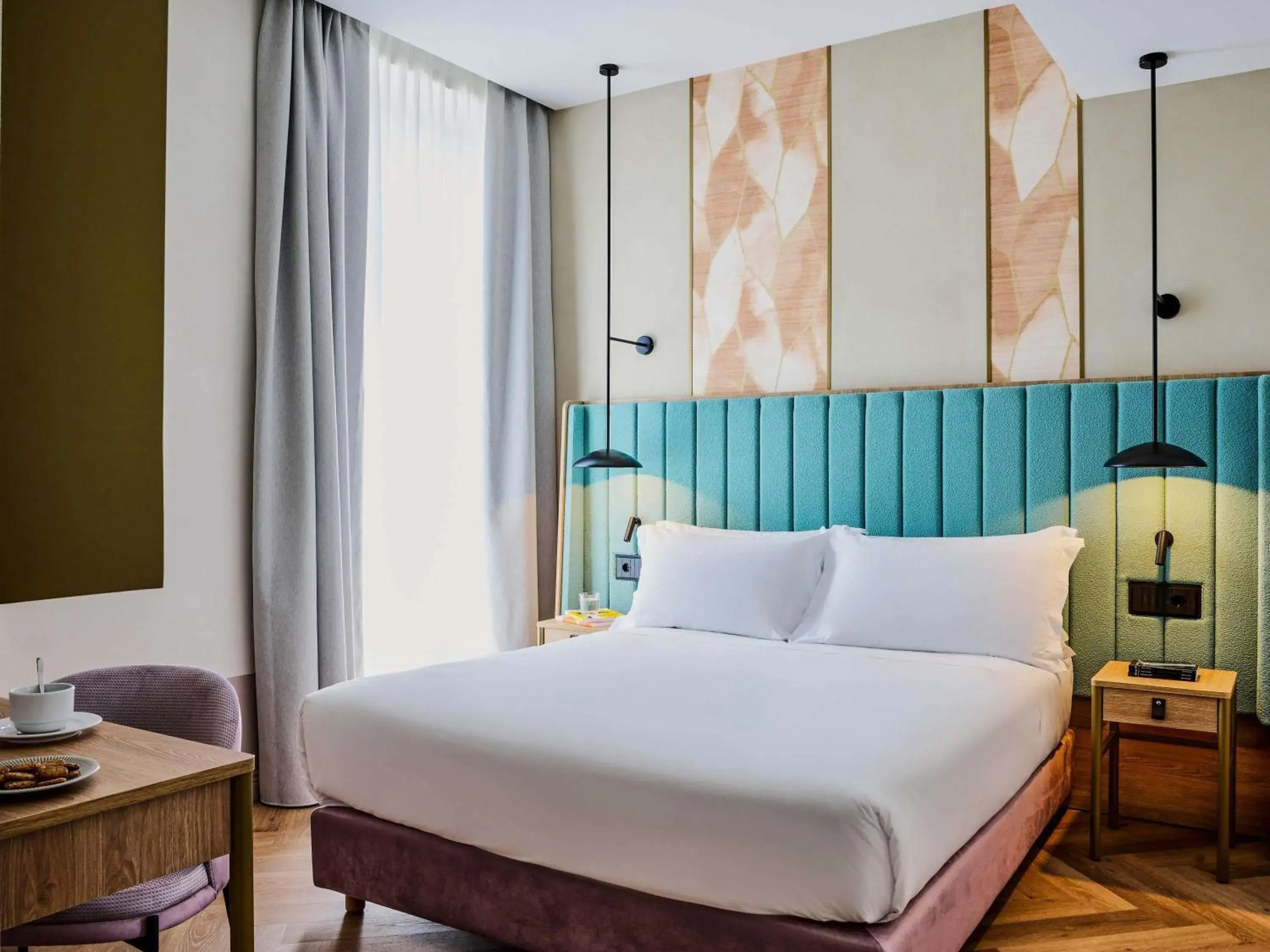 Bedroom, Bed in Hotel Giacomo Morra Alba - Handwritten Collection Bedroom, Bed in Hotel Giacomo Morra Alba - Handwritten Collection