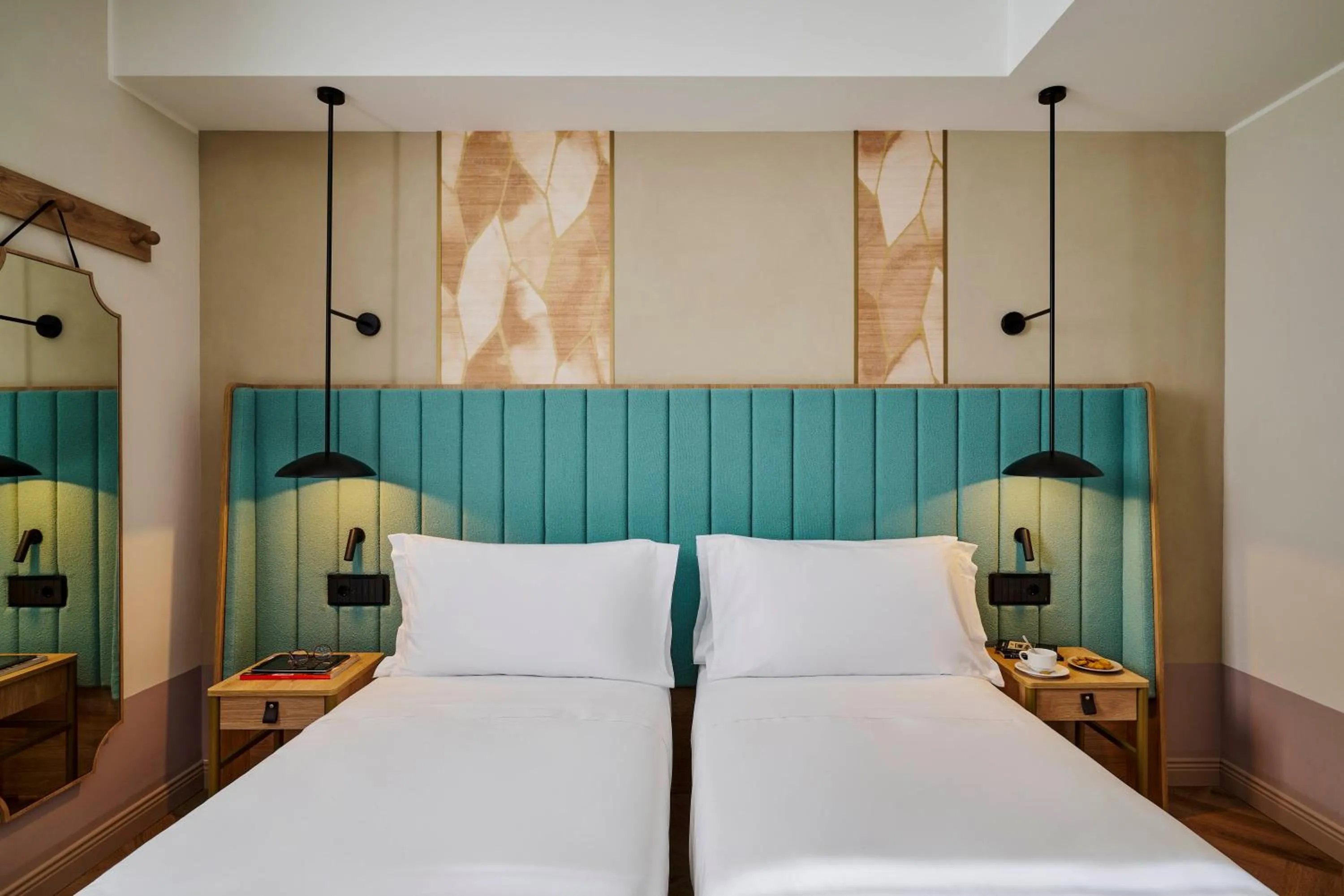 Bedroom, Bed in Hotel Giacomo Morra Alba - Handwritten Collection