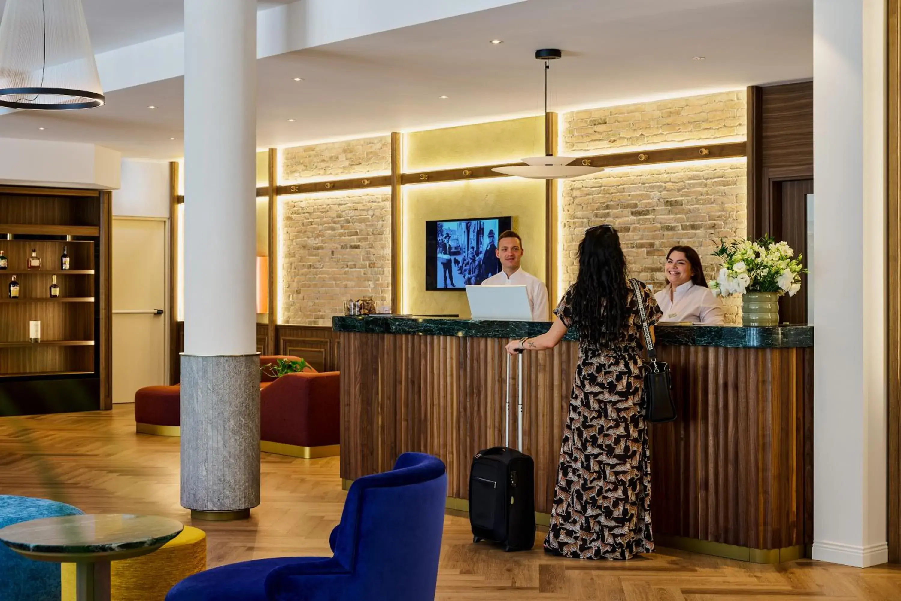 Lobby or reception in Hotel Giacomo Morra Alba - Handwritten Collection Lobby or reception in Hotel Giacomo Morra Alba - Handwritten Collection