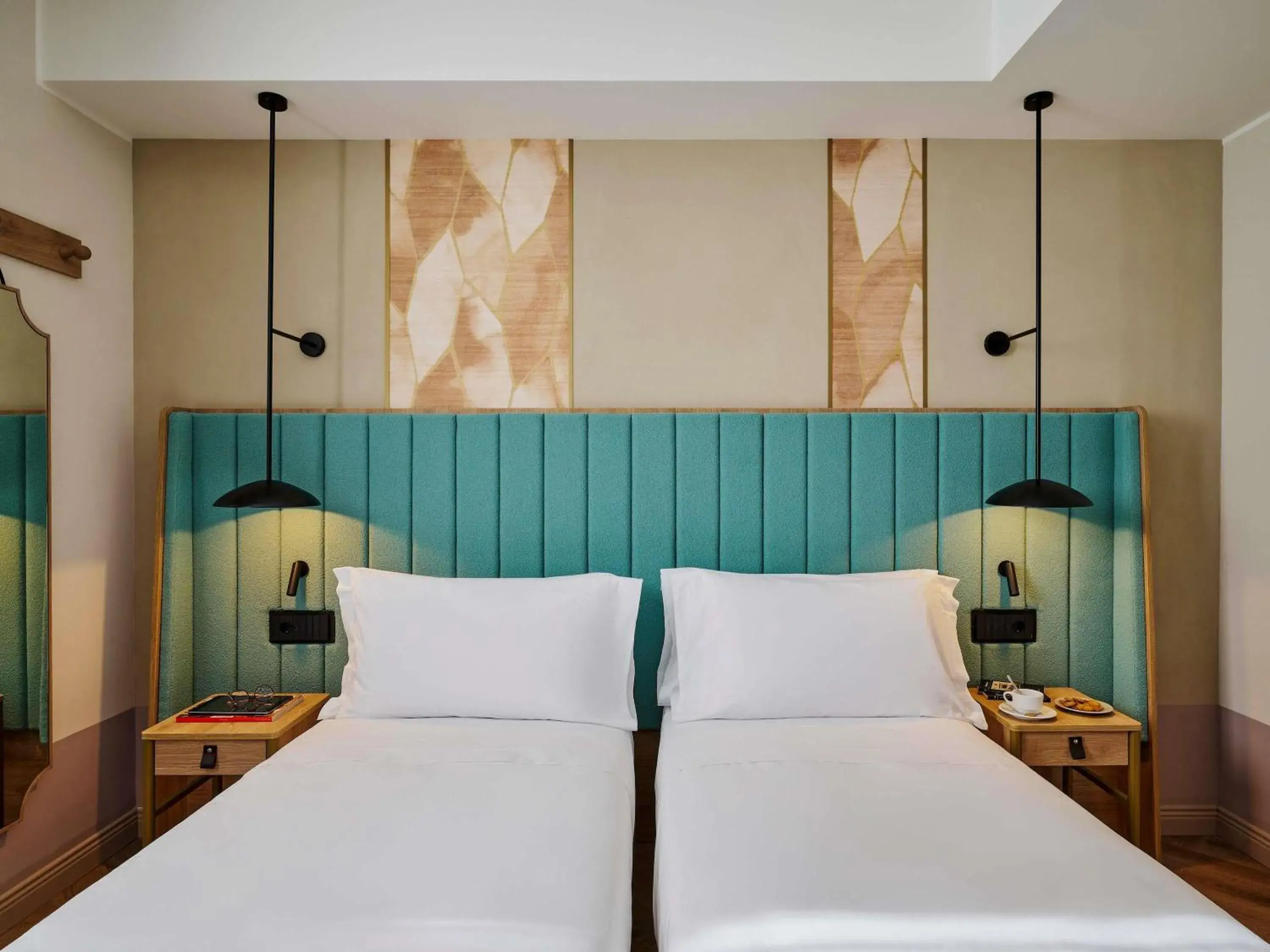 Bedroom, Bed in Hotel Giacomo Morra Alba - Handwritten Collection Bedroom, Bed in Hotel Giacomo Morra Alba - Handwritten Collection