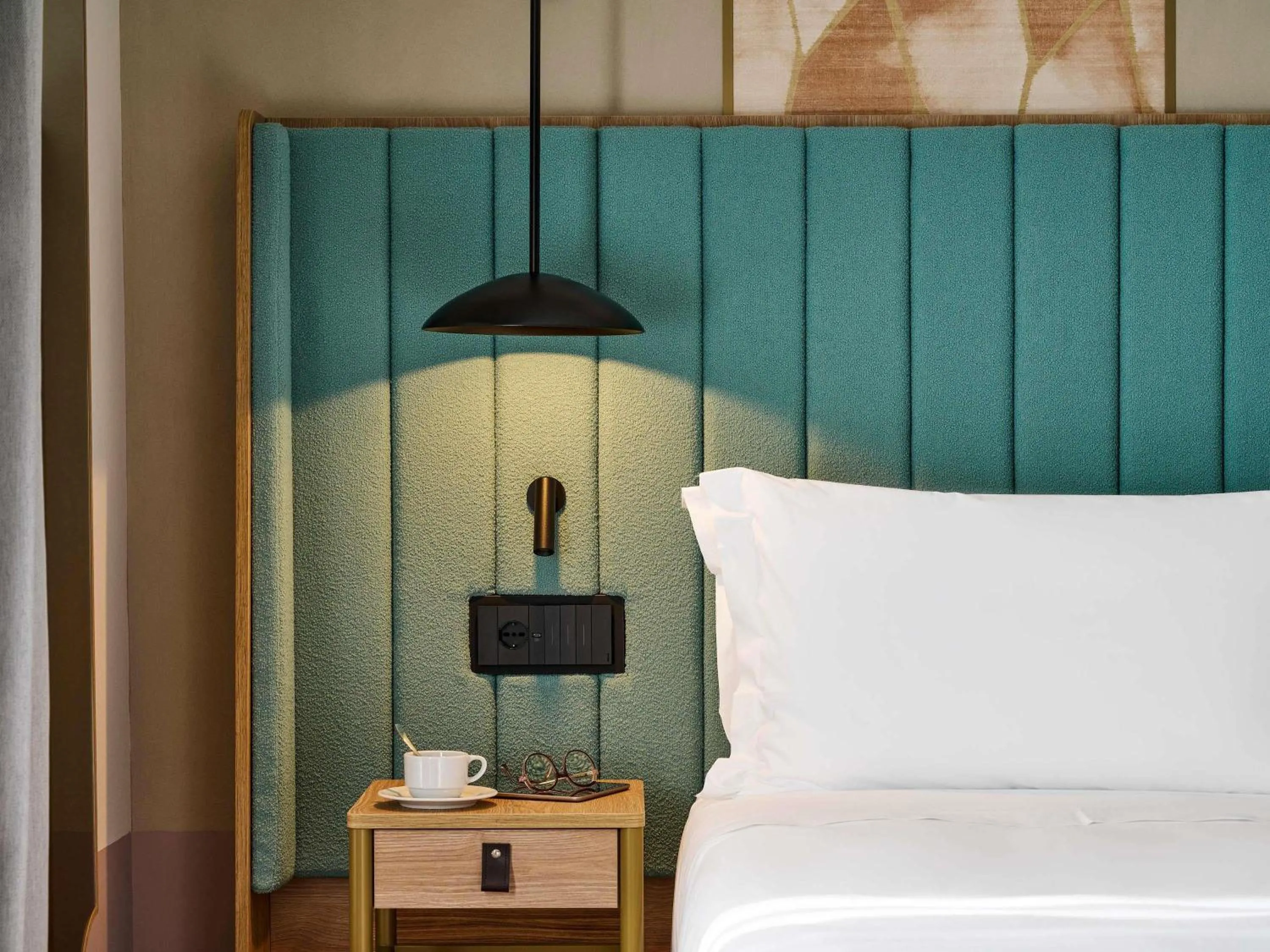 Bedroom, Bed in Hotel Giacomo Morra Alba - Handwritten Collection