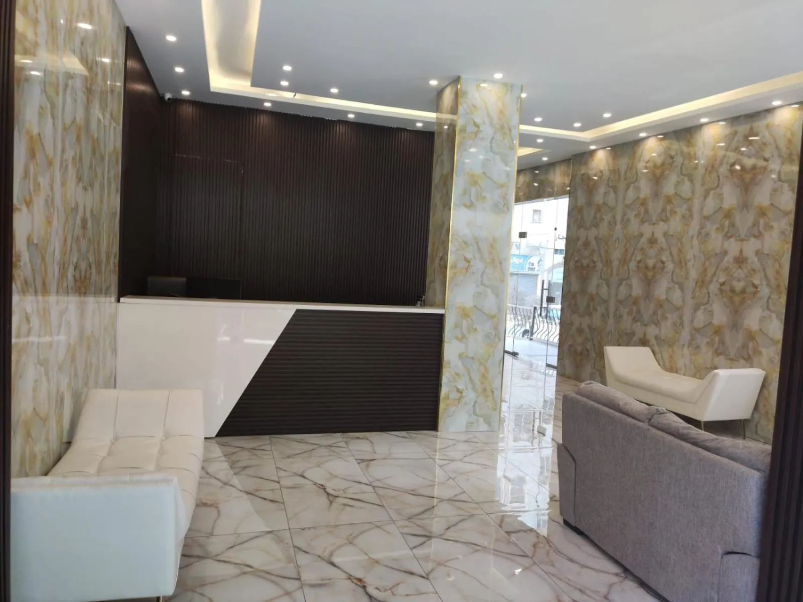 Lobby or reception in Golden Hotel