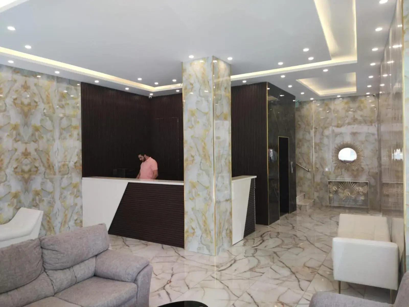 Lobby or reception in Golden Hotel Lobby or reception in Golden Hotel