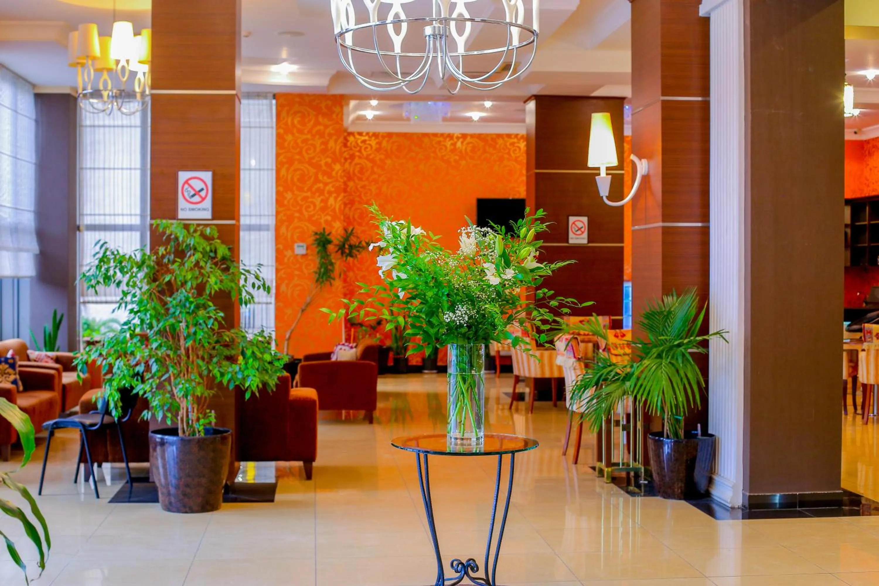 Lobby or reception in Central Park Baku