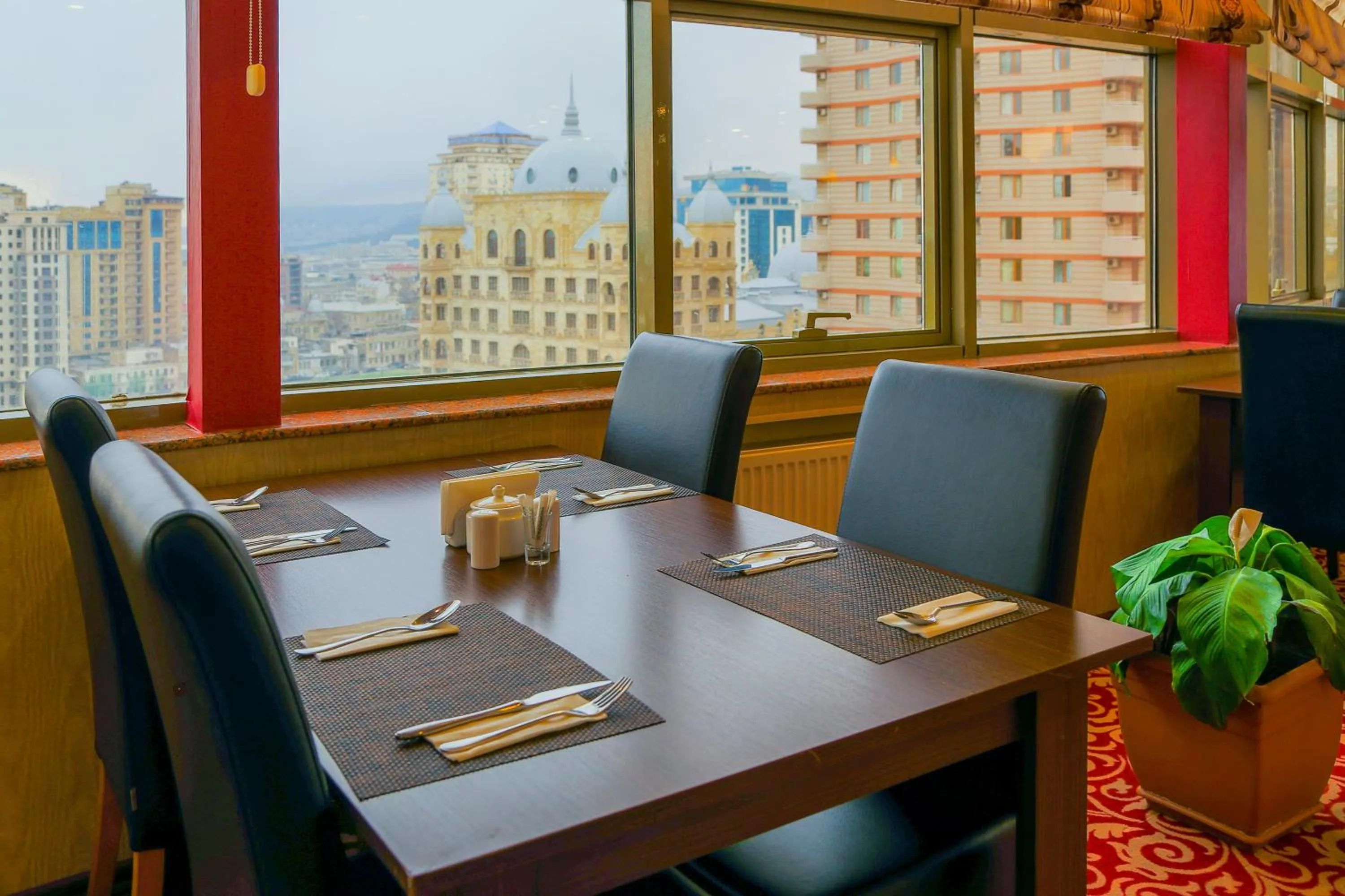 Nearby landmark in Central Park Baku