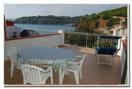 Balcony/Terrace in Appartamenti Villa Miramare