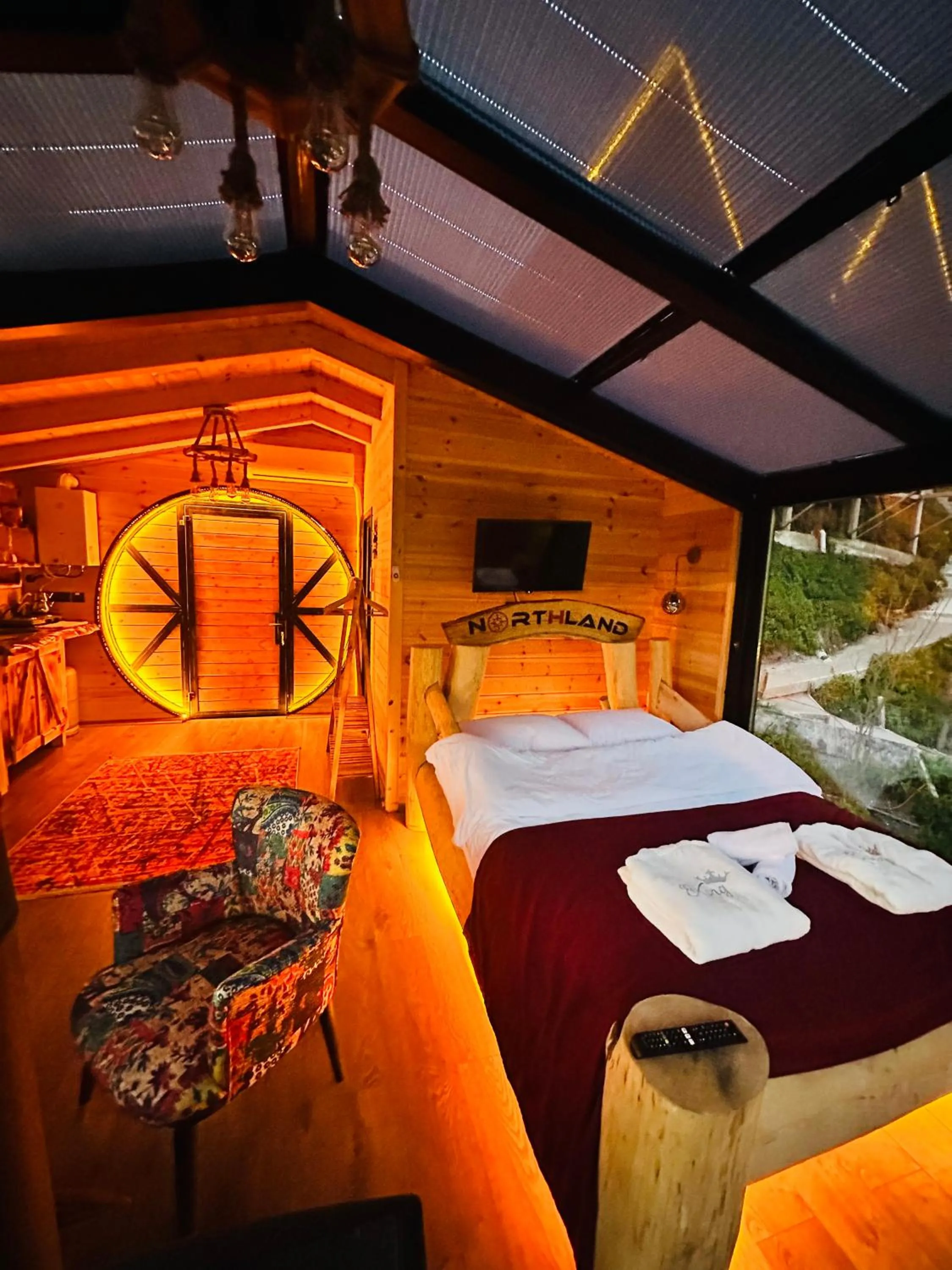 Bed in Northland Bungalows