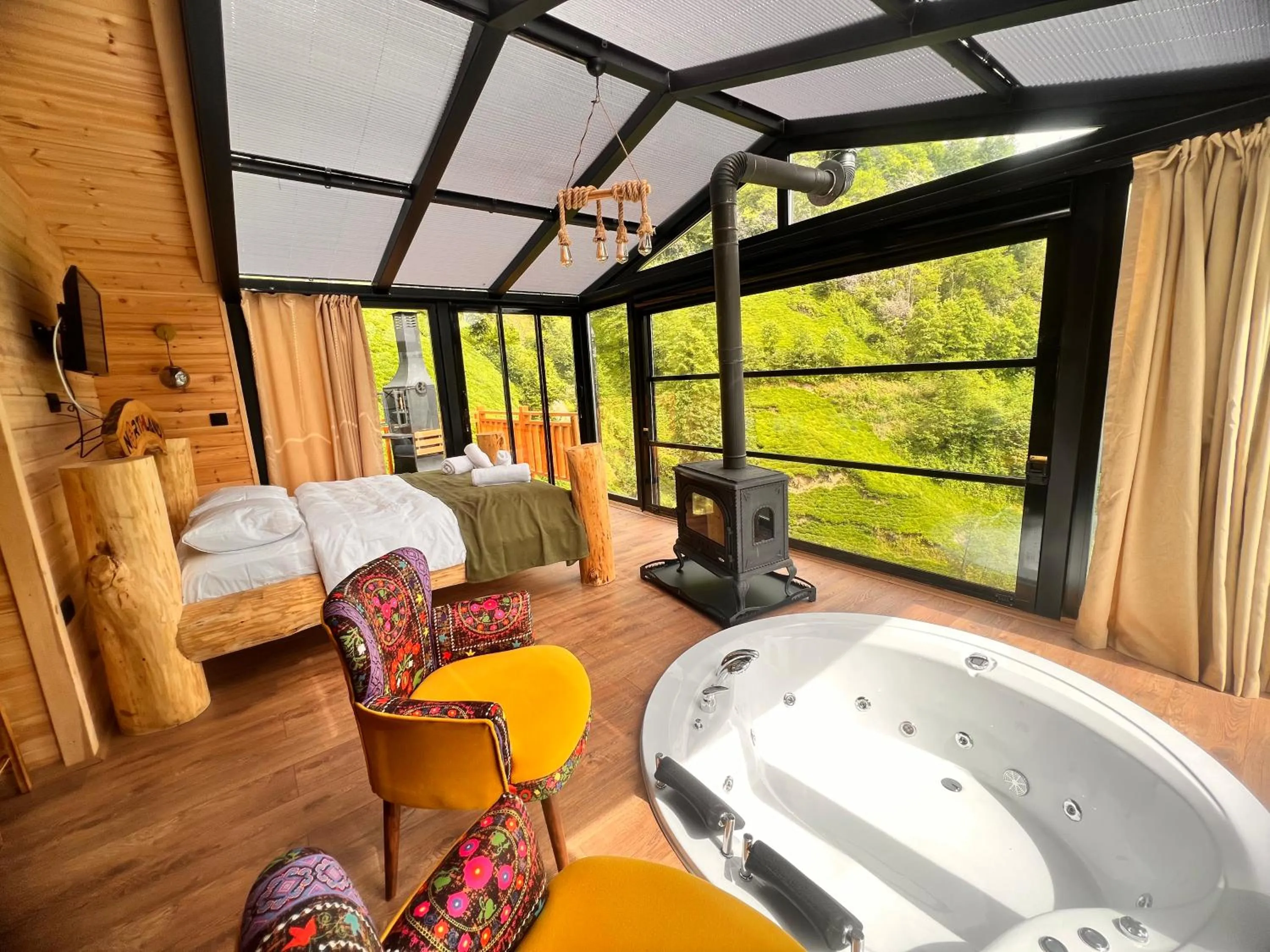 Bed in Northland Bungalows