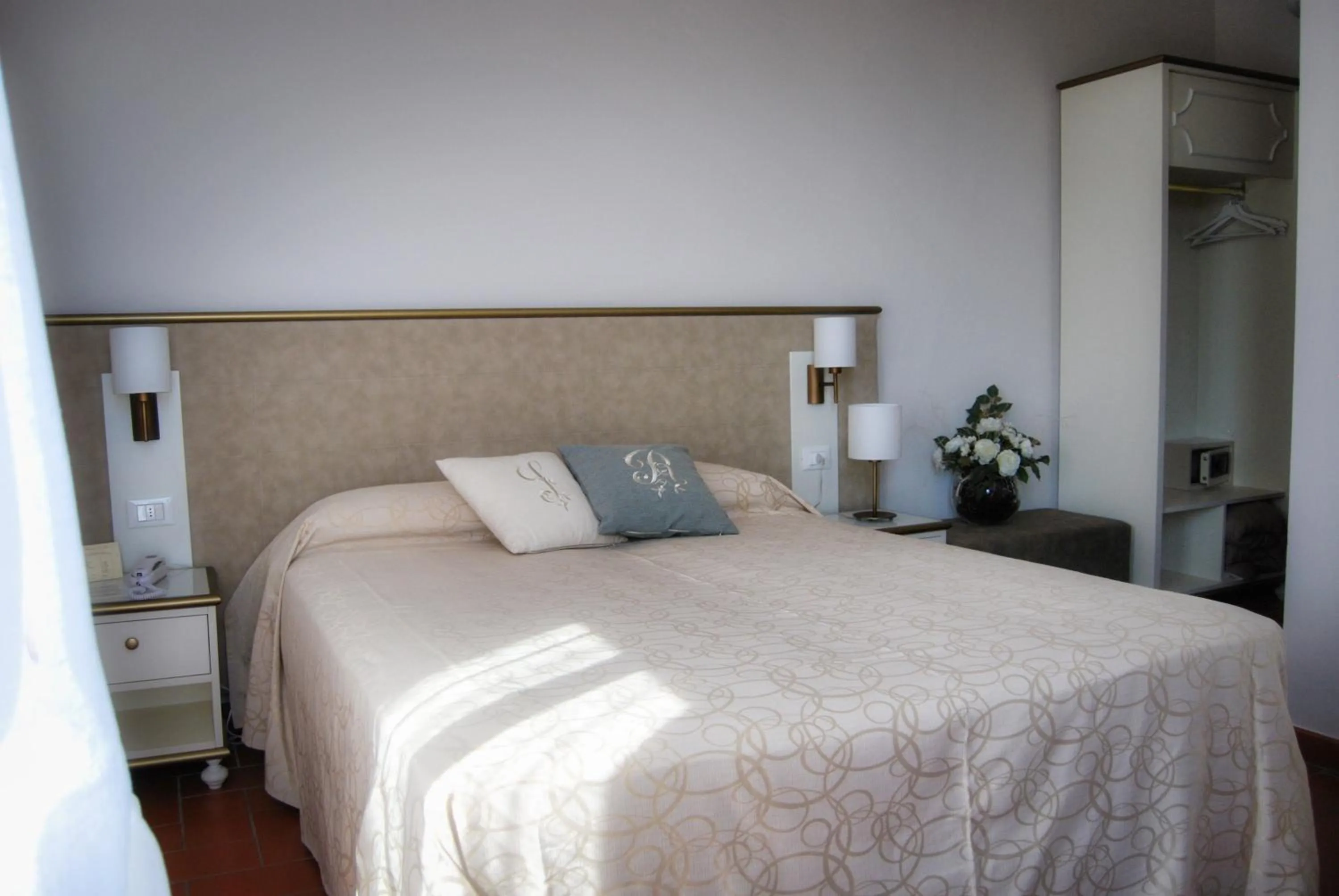 Bed in Hotel San Lino