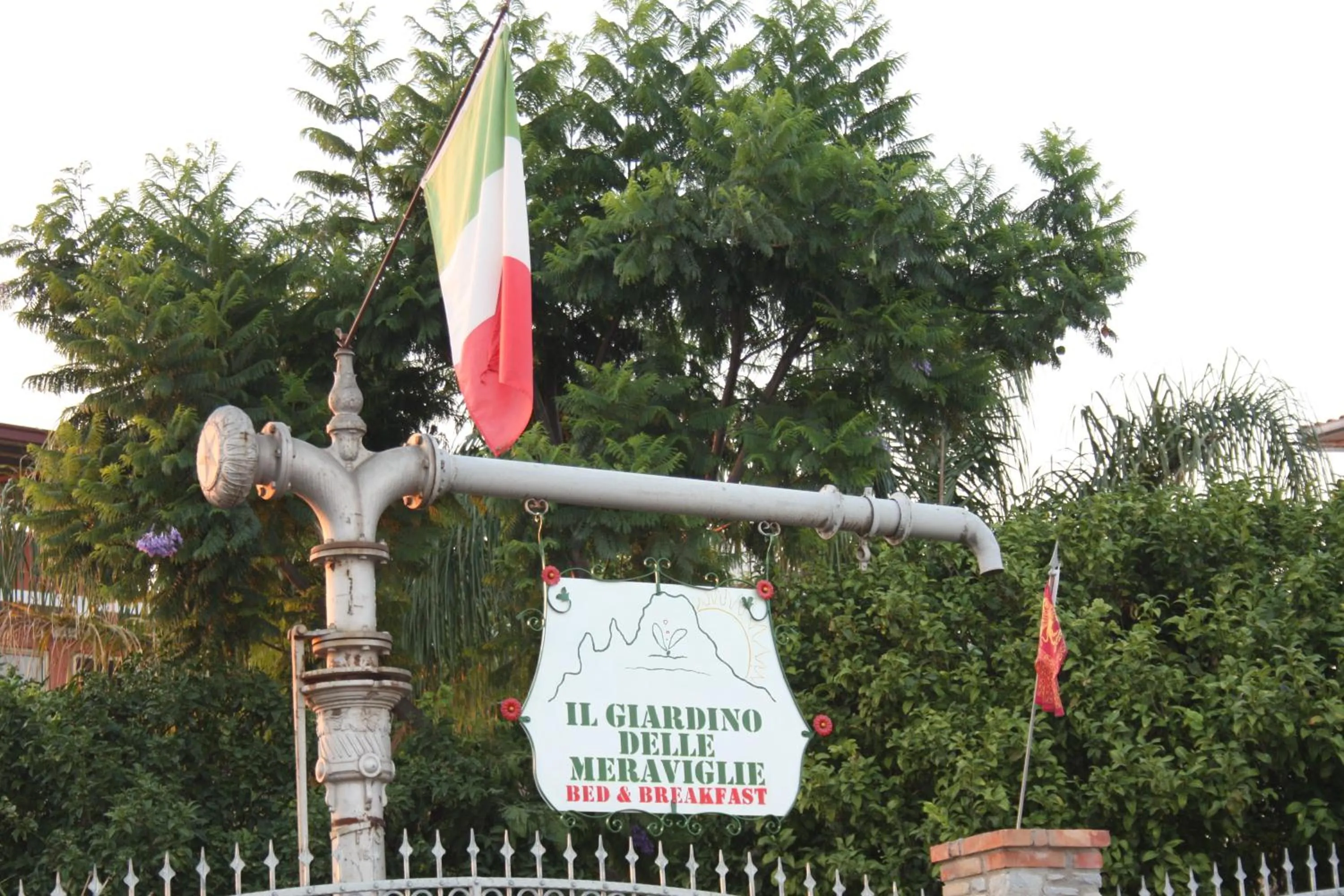 Decorative detail in B&B Il Giardino Delle Meraviglie