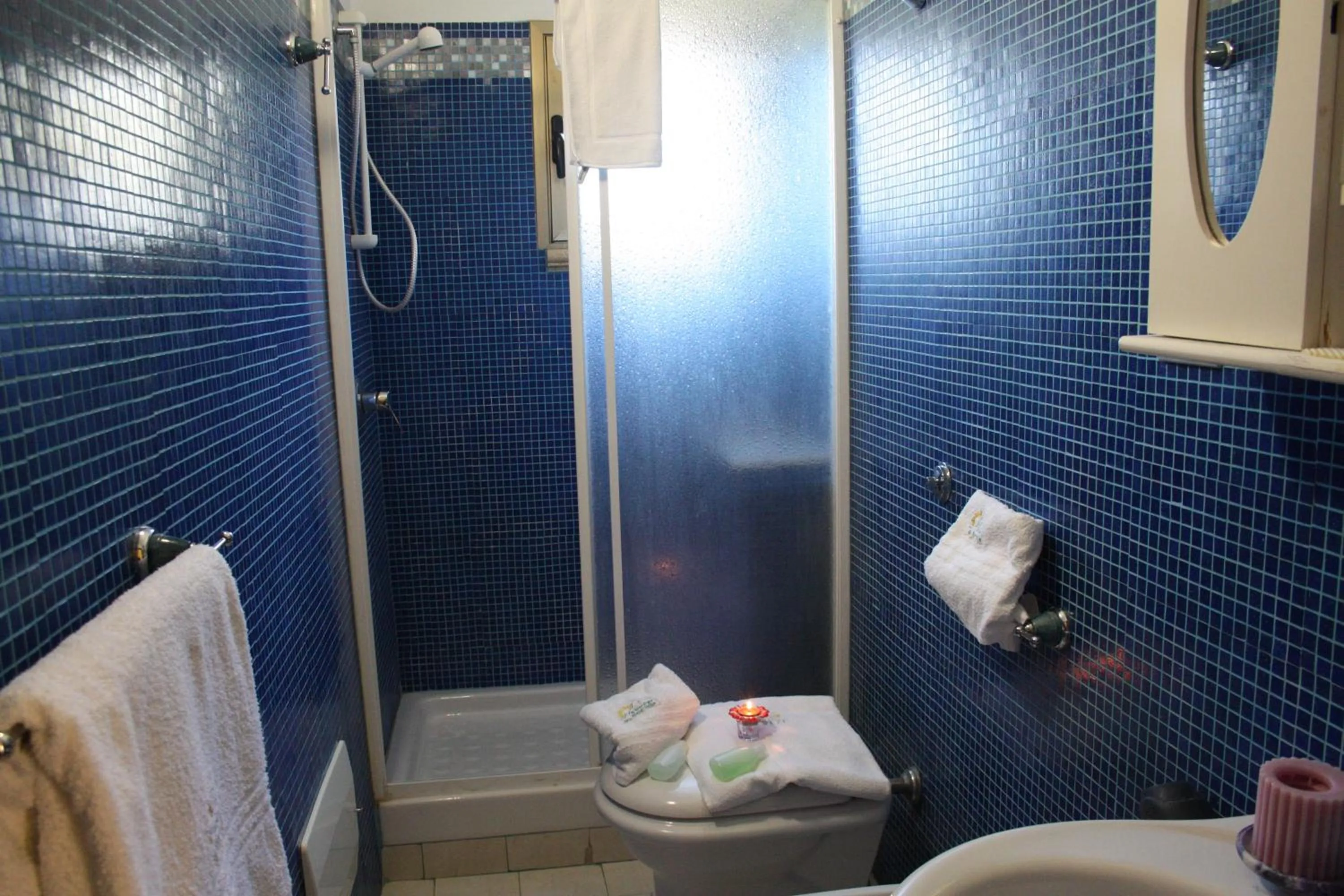 Shower in B&B Il Giardino Delle Meraviglie