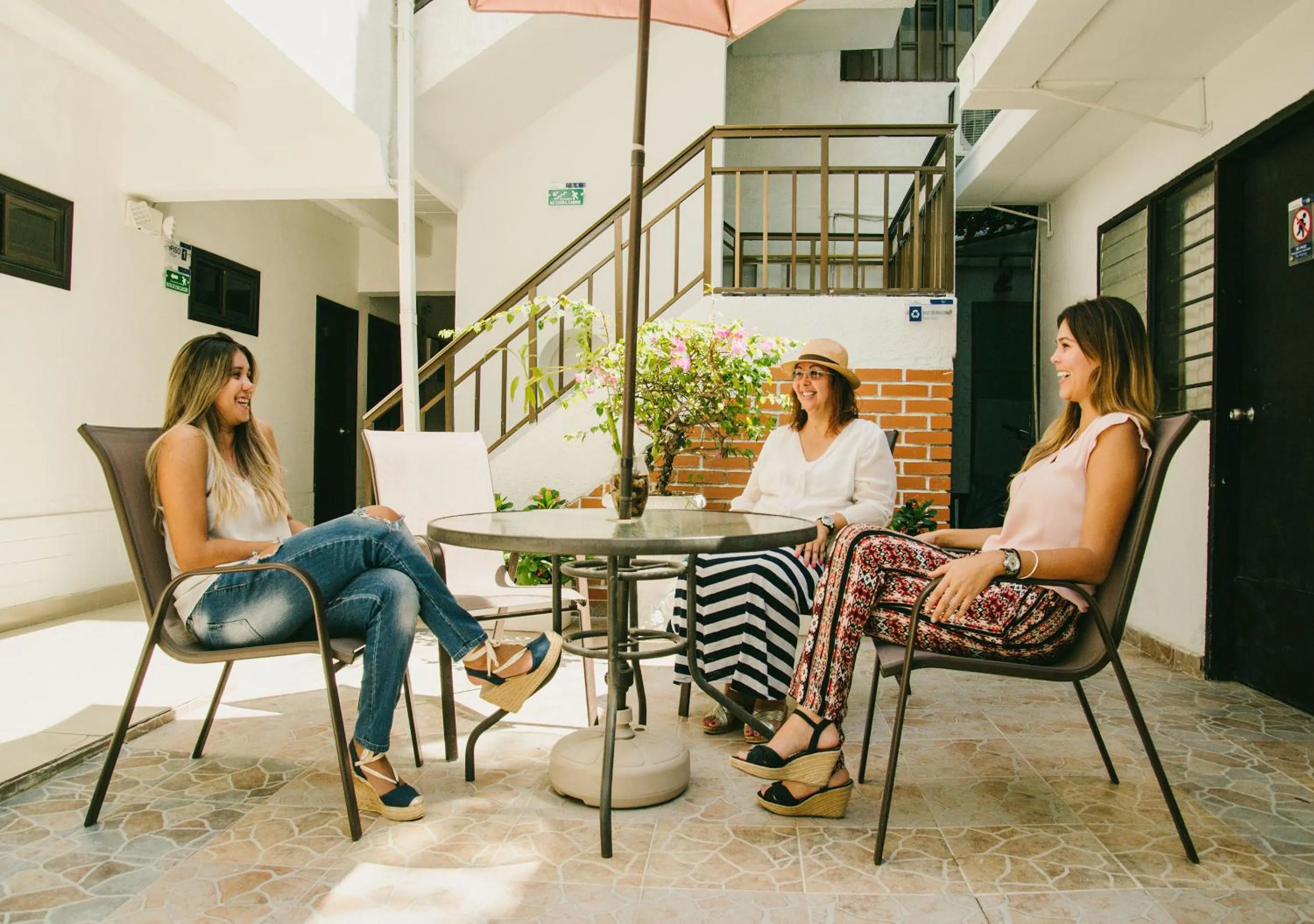 Inner courtyard view in Hotel Tucuraca by DOT Tradition
