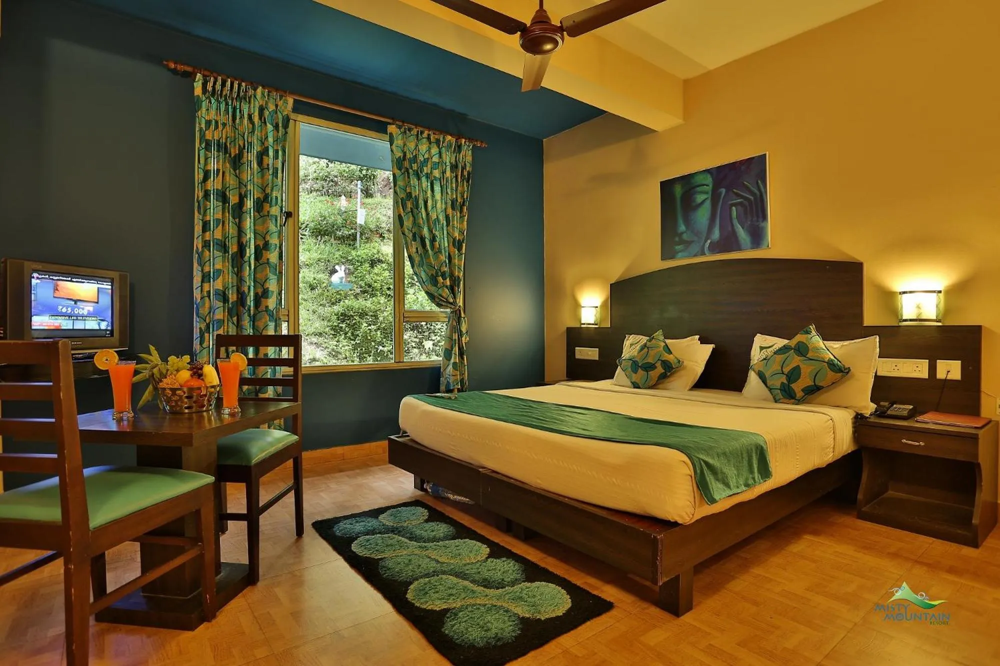 Bed in Misty Mountain Resort