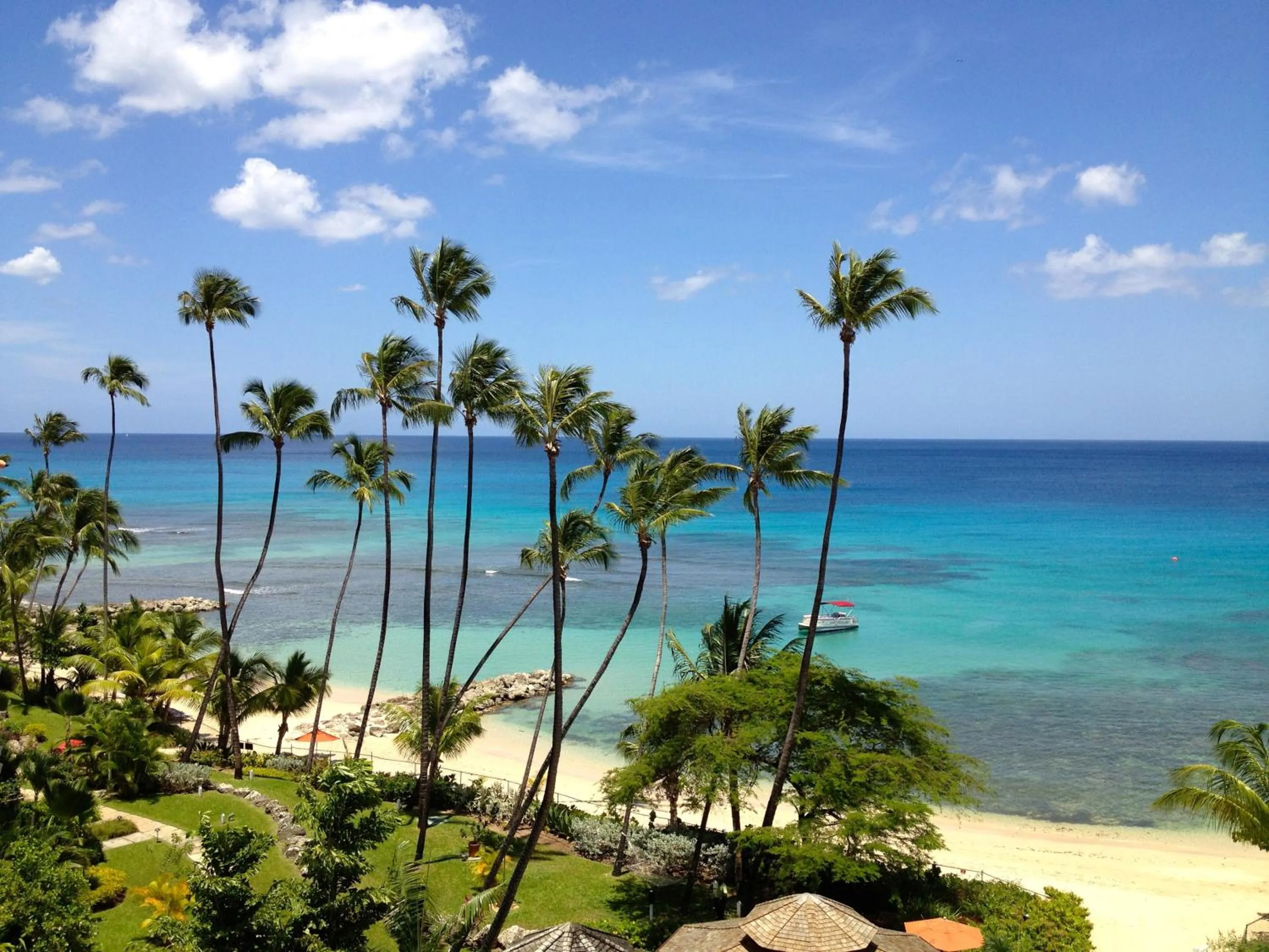 Bird's eye view in Saint Peter's Bay Barbados