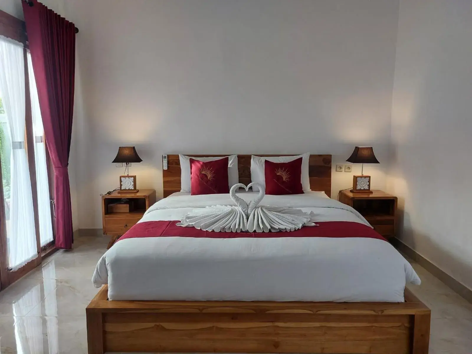 Bed in Innora Jungle Resort And Spa Bed in Innora Jungle Resort And Spa