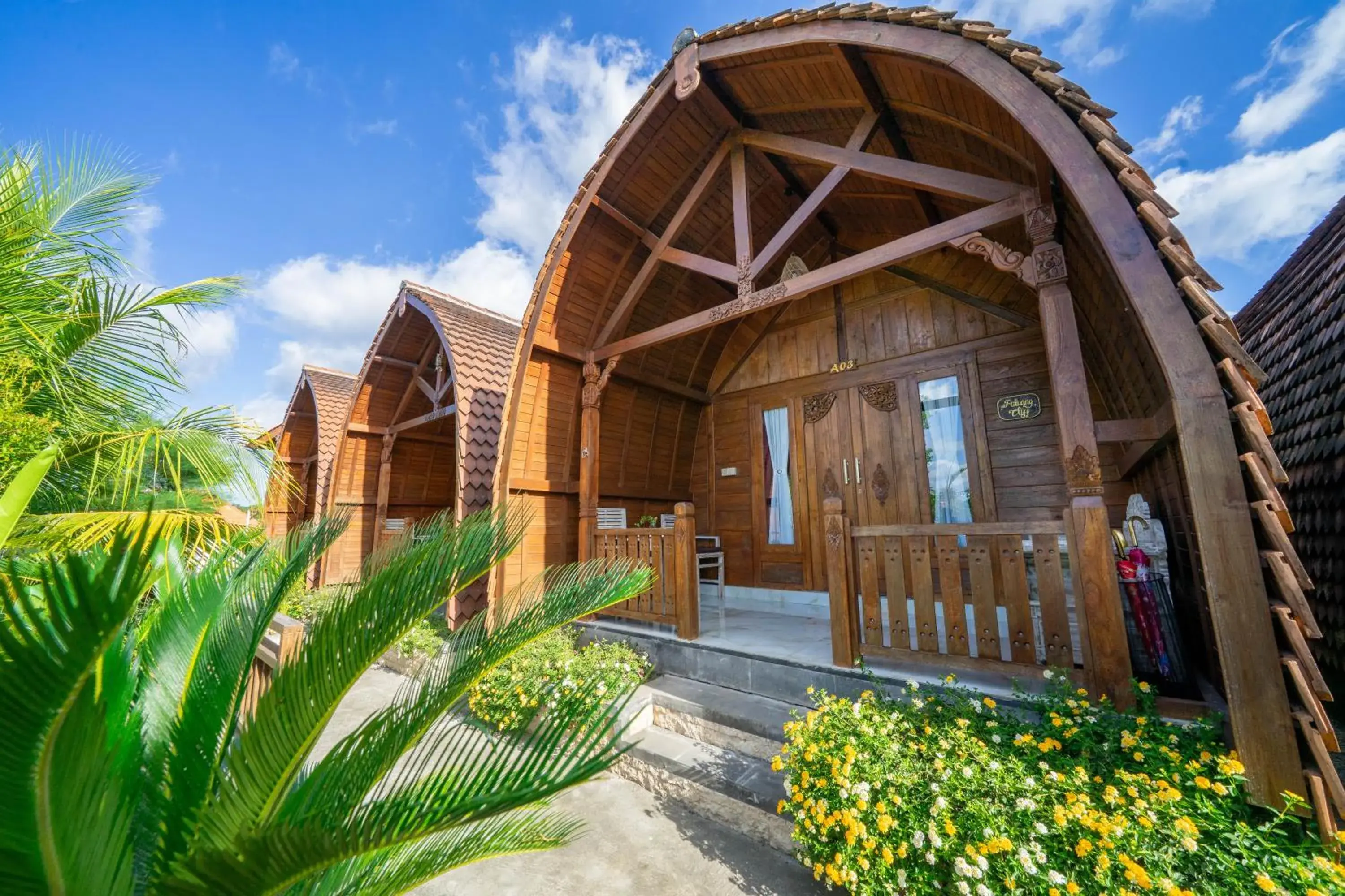 Inner courtyard view in Innora Jungle Resort And Spa Inner courtyard view in Innora Jungle Resort And Spa