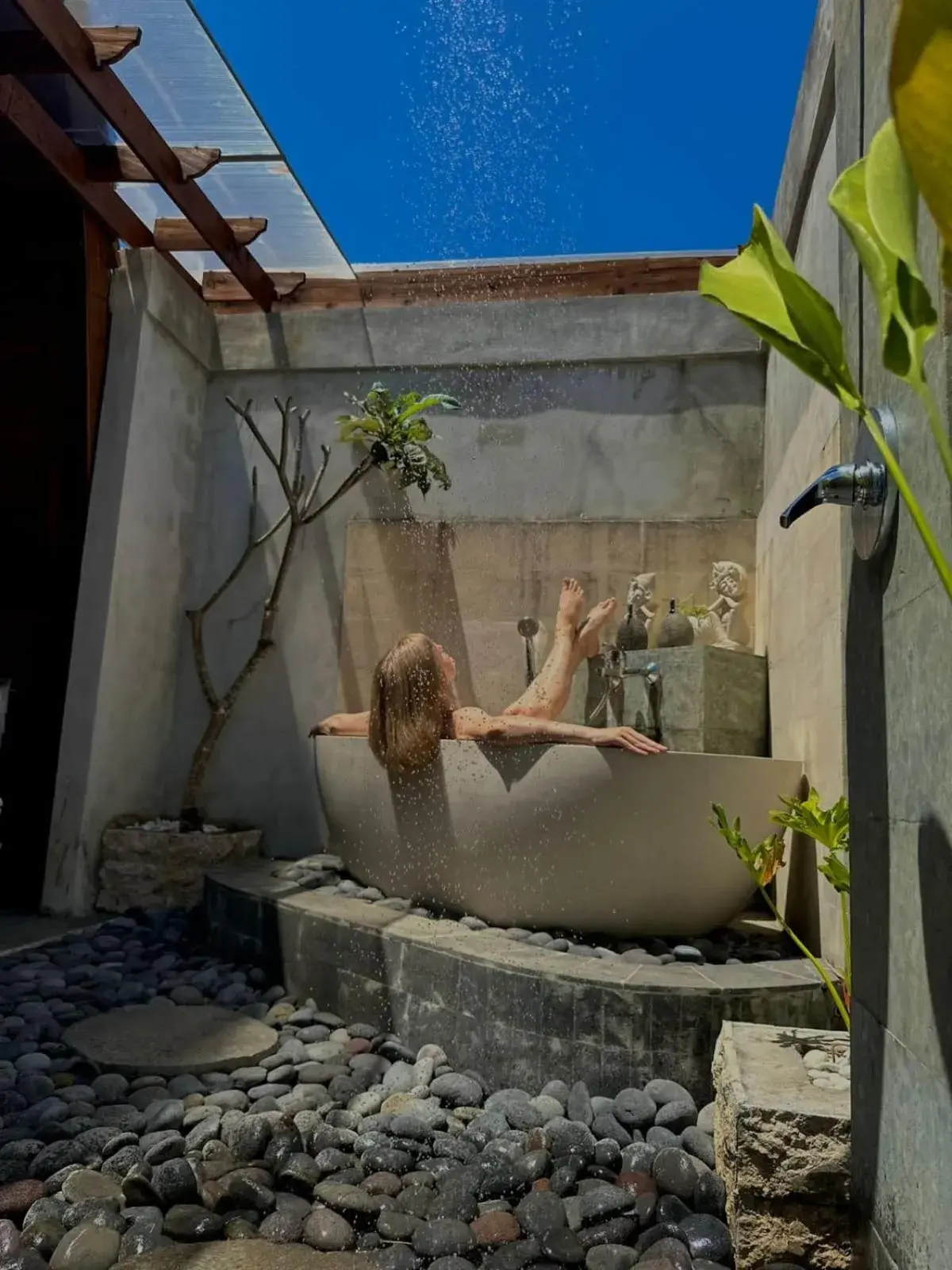 Bathroom in Innora Jungle Resort And Spa Bathroom in Innora Jungle Resort And Spa