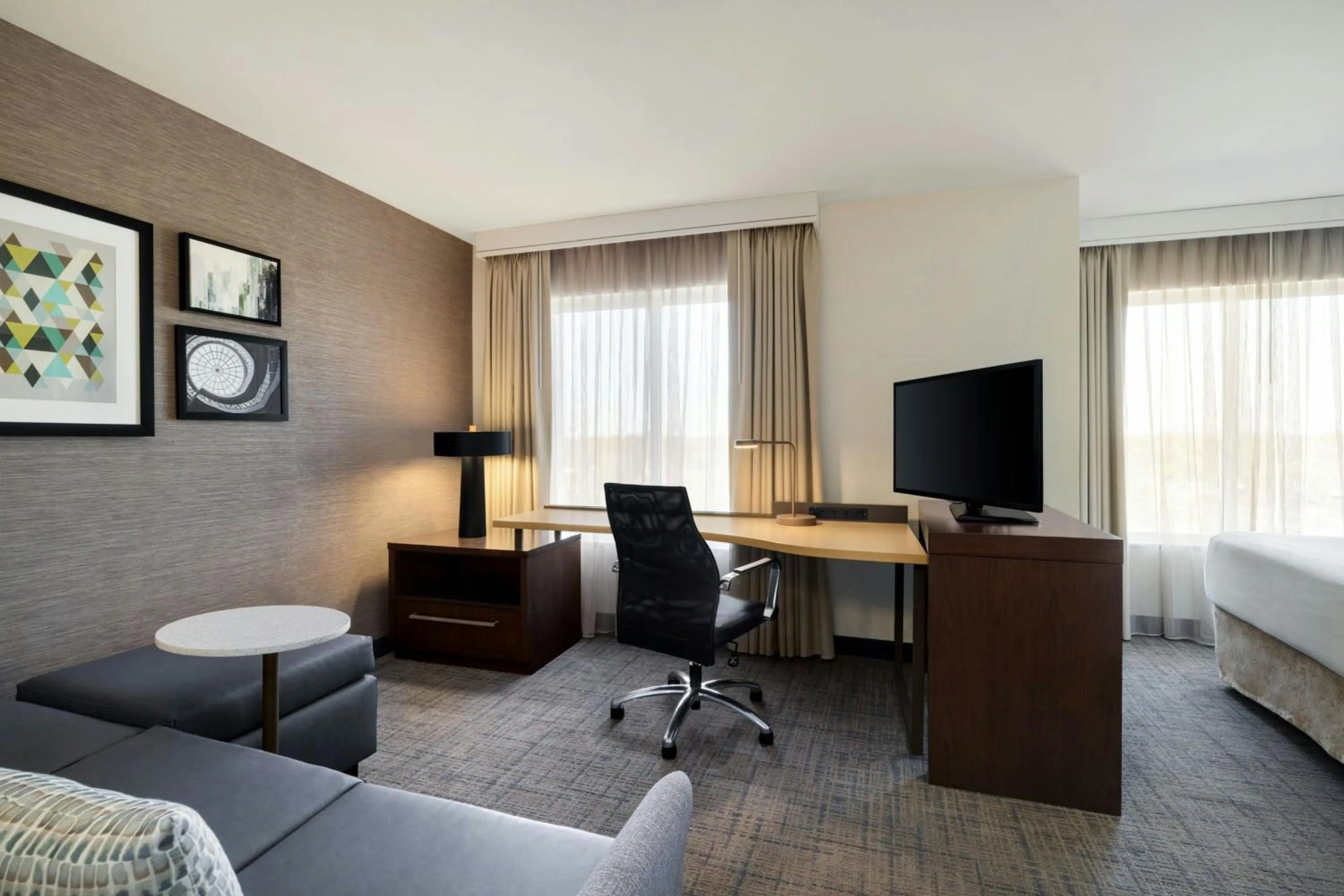 Living room in Residence Inn by Marriott Chicago Wilmette/Skokie