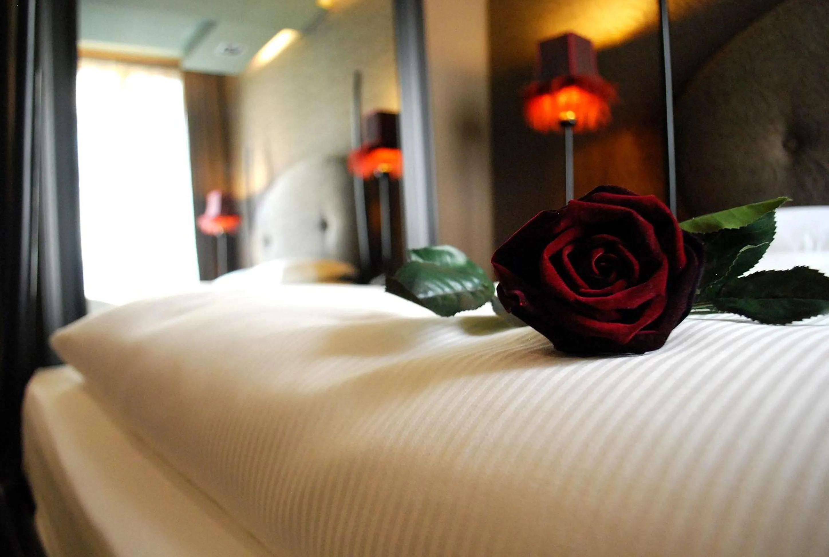Decorative detail, Bed in Hotel Palazzo Barbarigo Sul Canal Grande