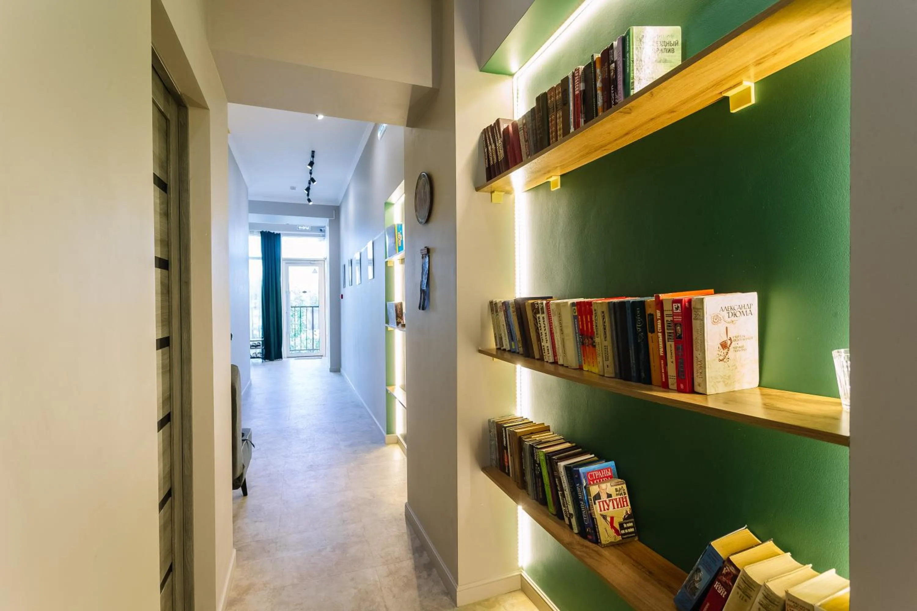 Library in DOMA HOSTEL