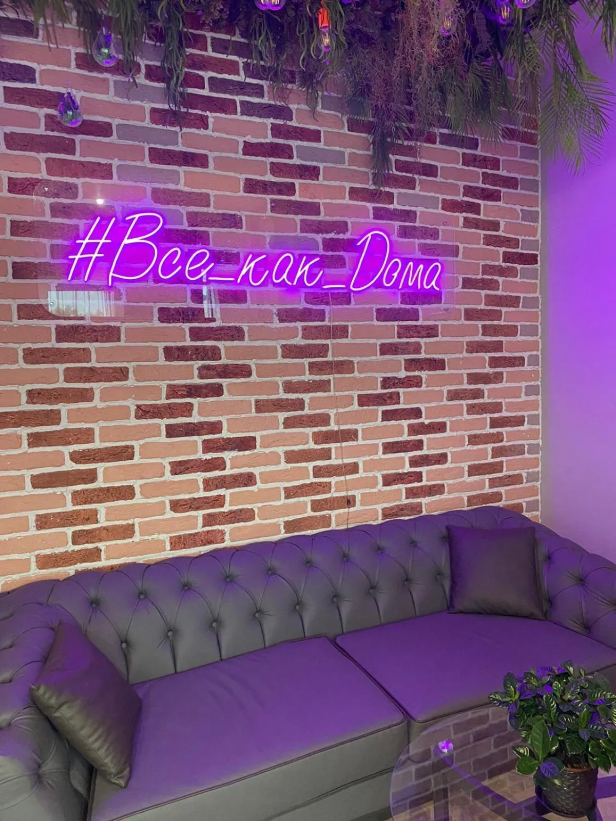 Seating area in DOMA HOSTEL