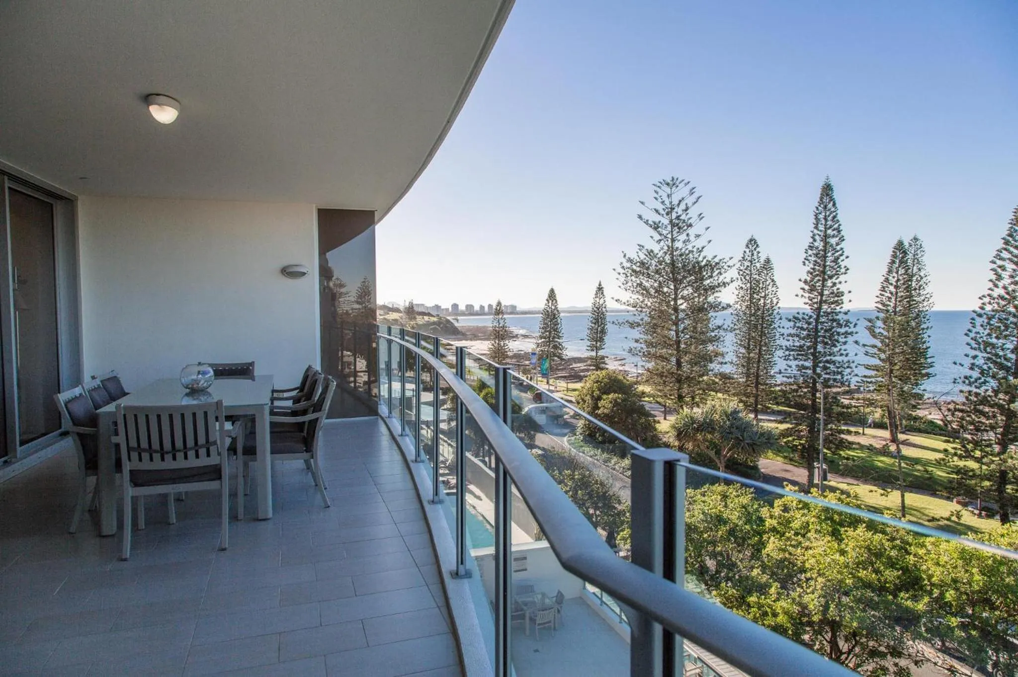 Balcony/Terrace in Sea Pearl A1 Beach Resort