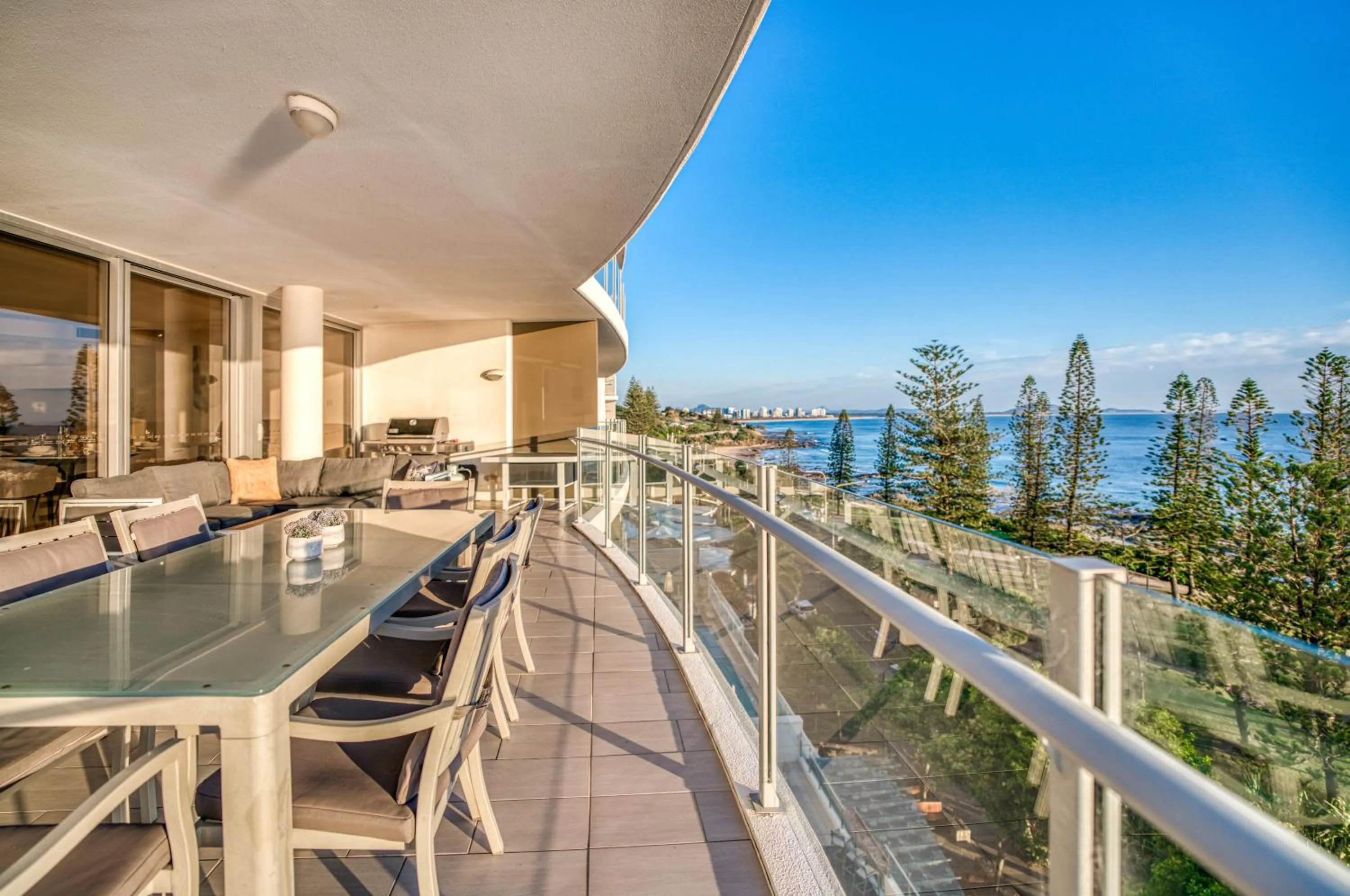 Balcony/Terrace in Sea Pearl A1 Beach Resort