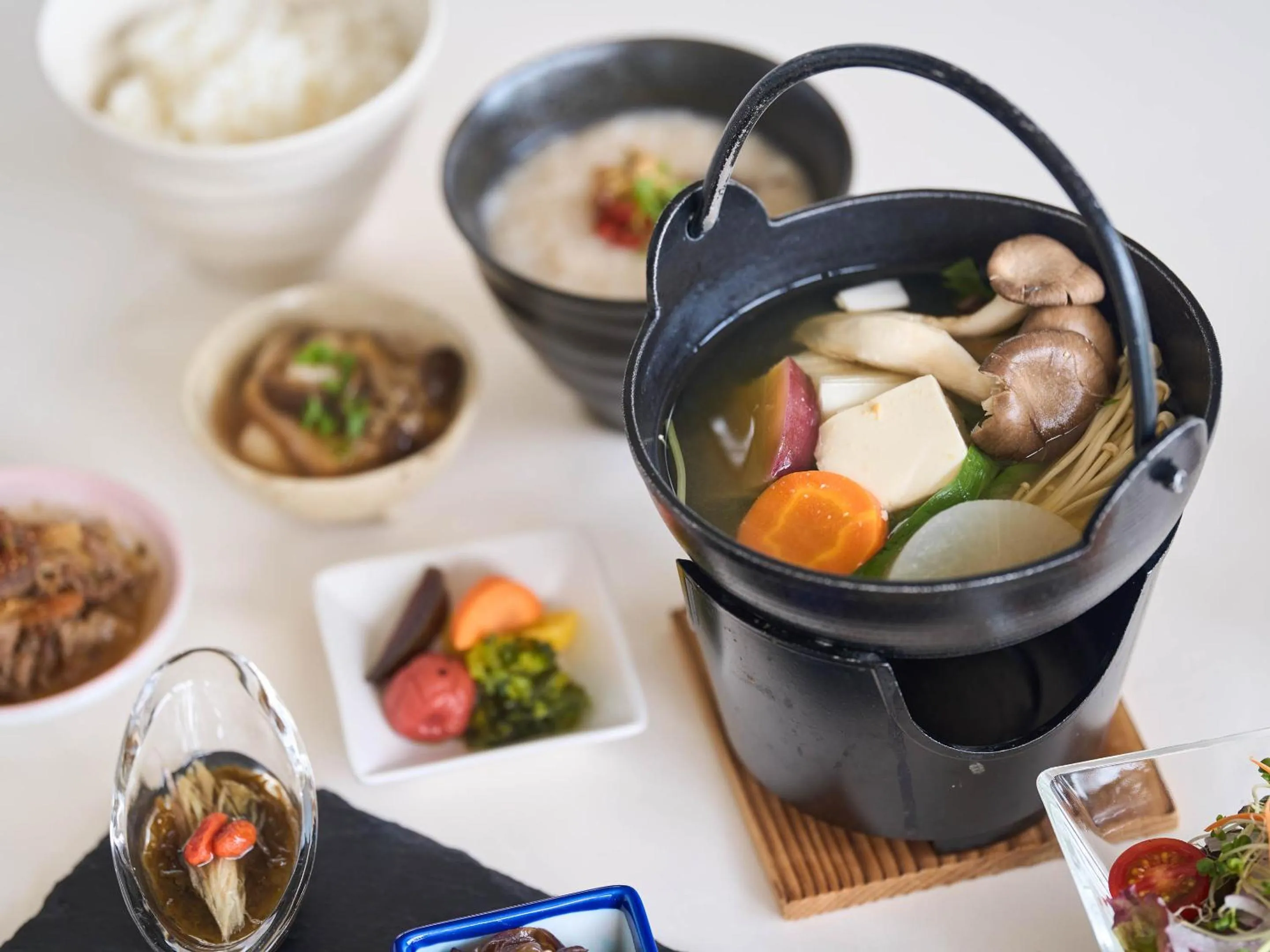 Asian breakfast in Hotel Holistic Resort Wakayama