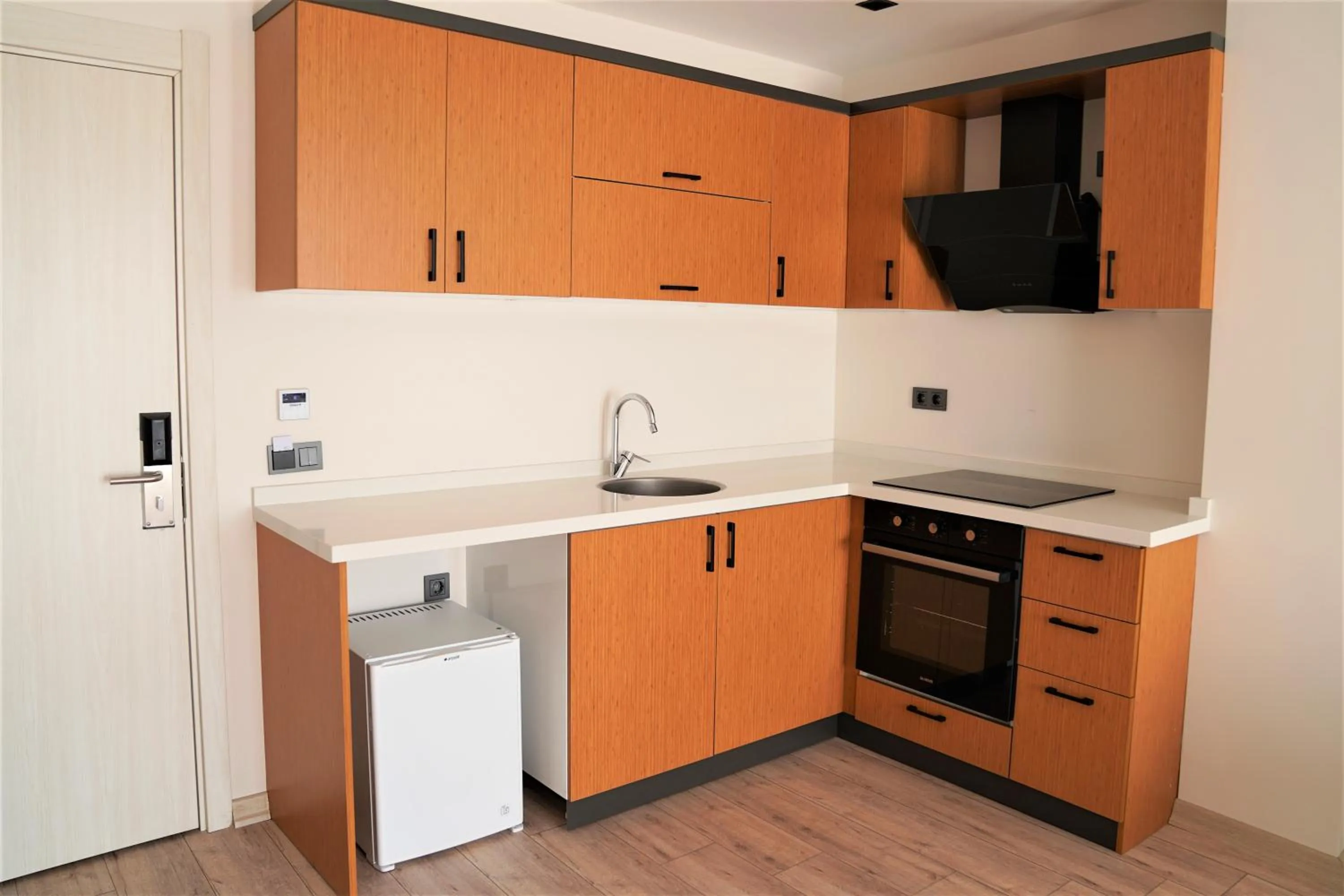 Kitchen or kitchenette in Nova Butik Hotel Çeşme