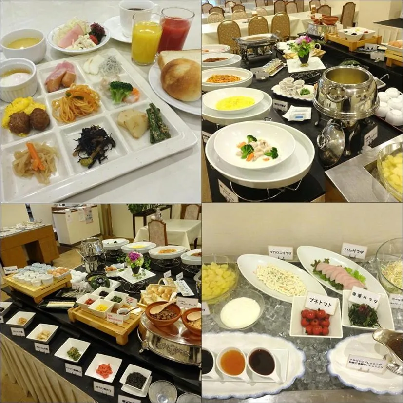 Buffet breakfast in Shingu UI Hotel