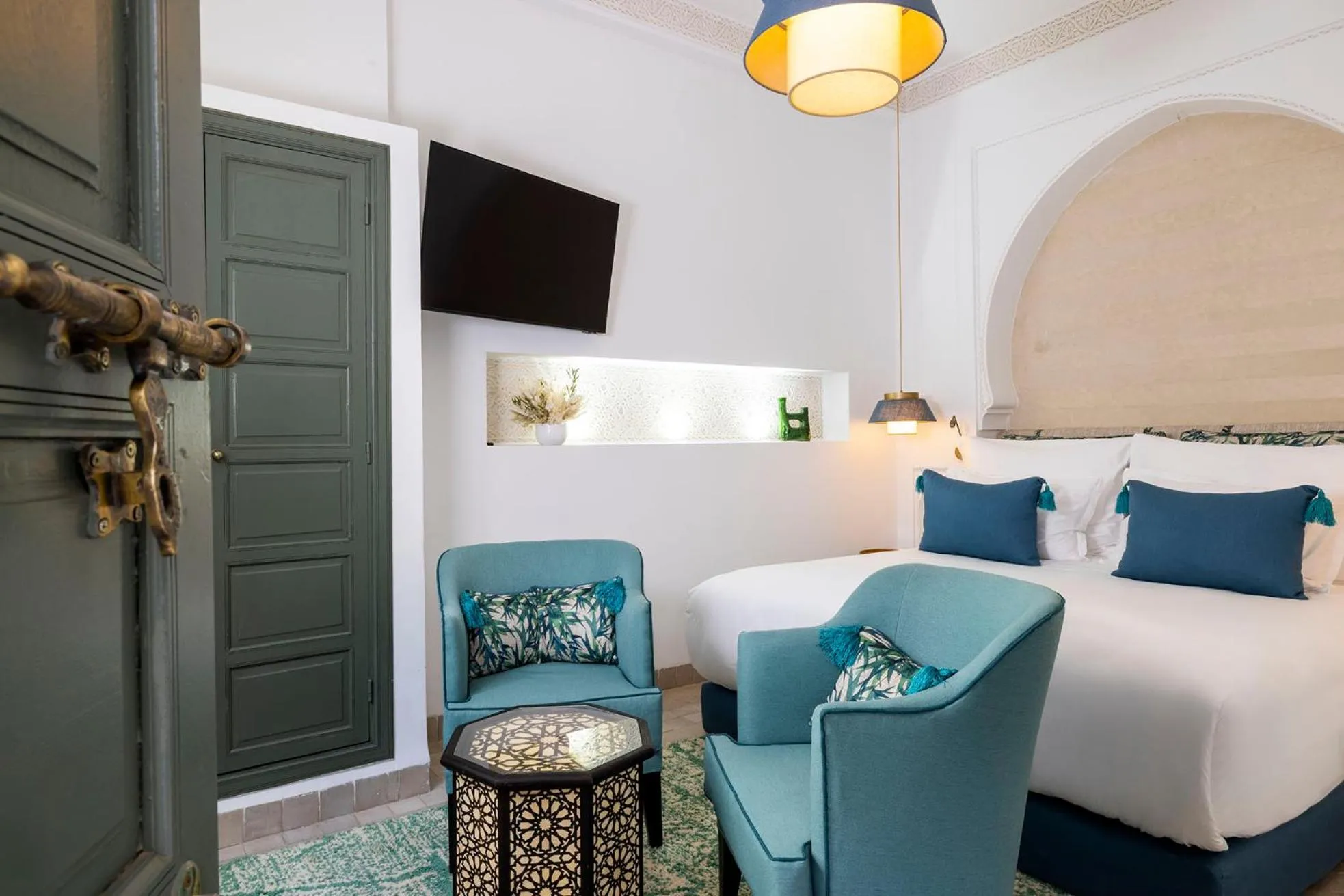 Bed in Riad LAZ Mimoun & Spa