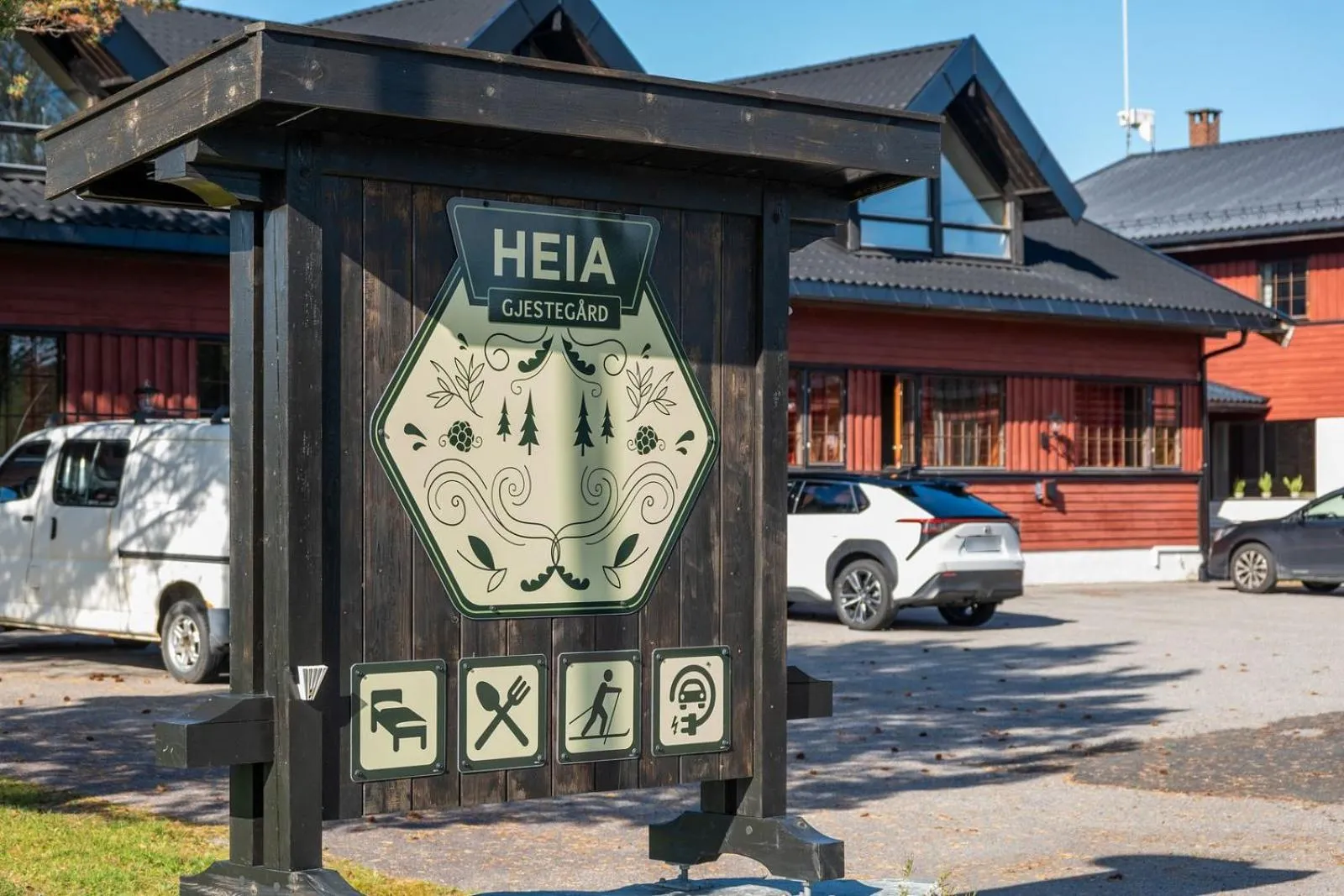 Logo/Certificate/Sign in Heia Gjestegård