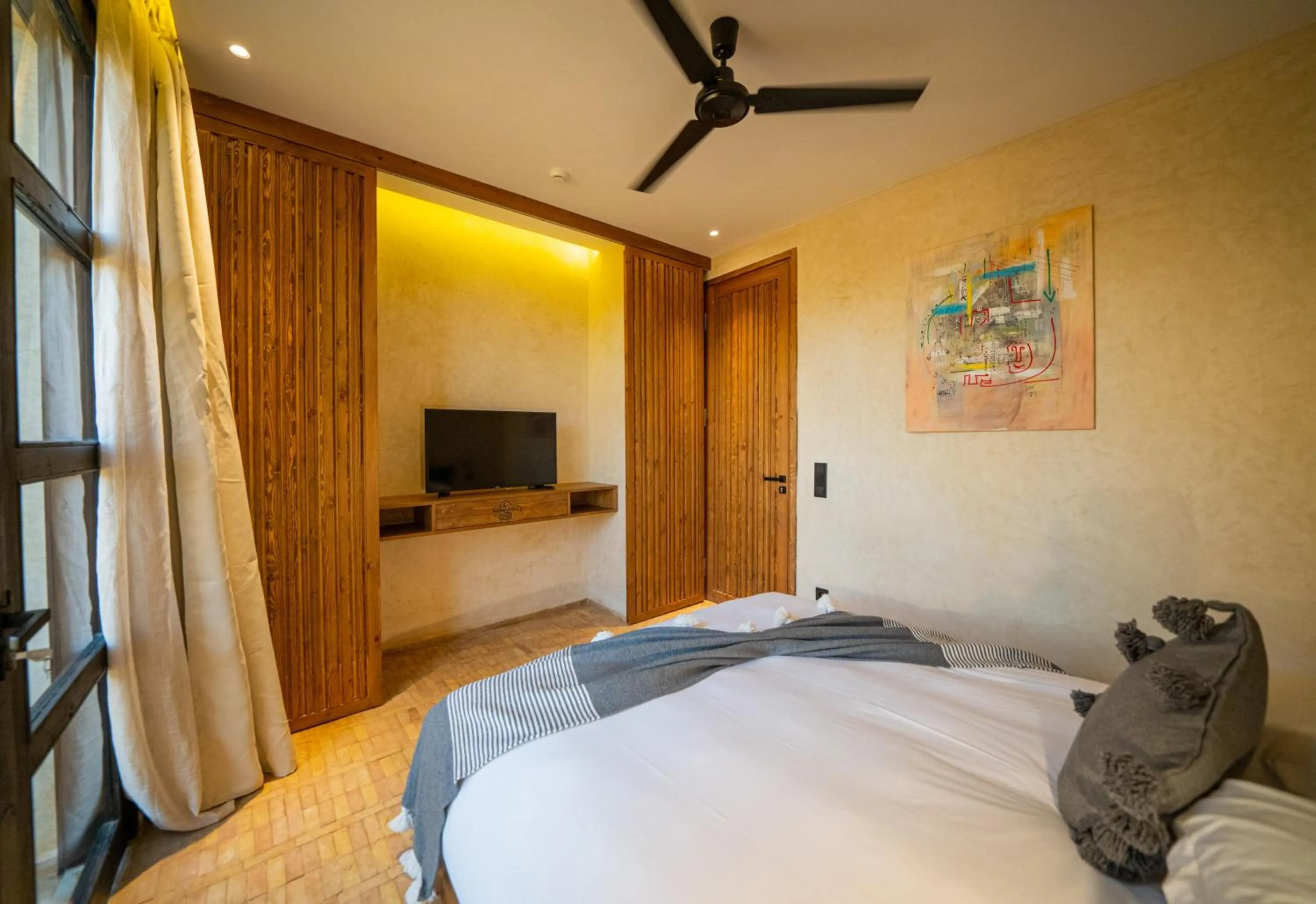 TV and multimedia, Bed in BABERRIH Hôtel Hospitality Palaces & Resorts