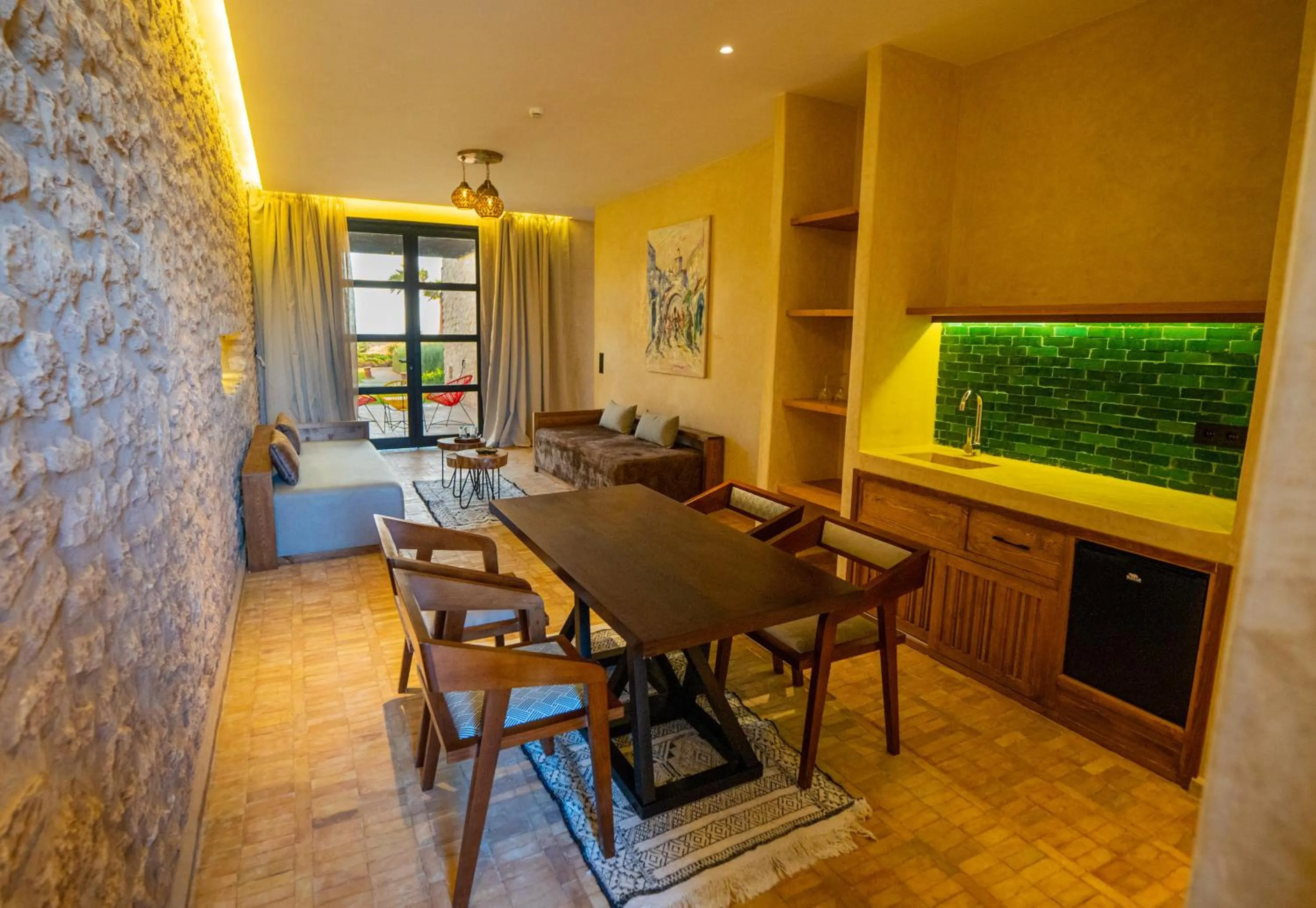 Kitchen or kitchenette in BABERRIH Hôtel Hospitality Palaces & Resorts