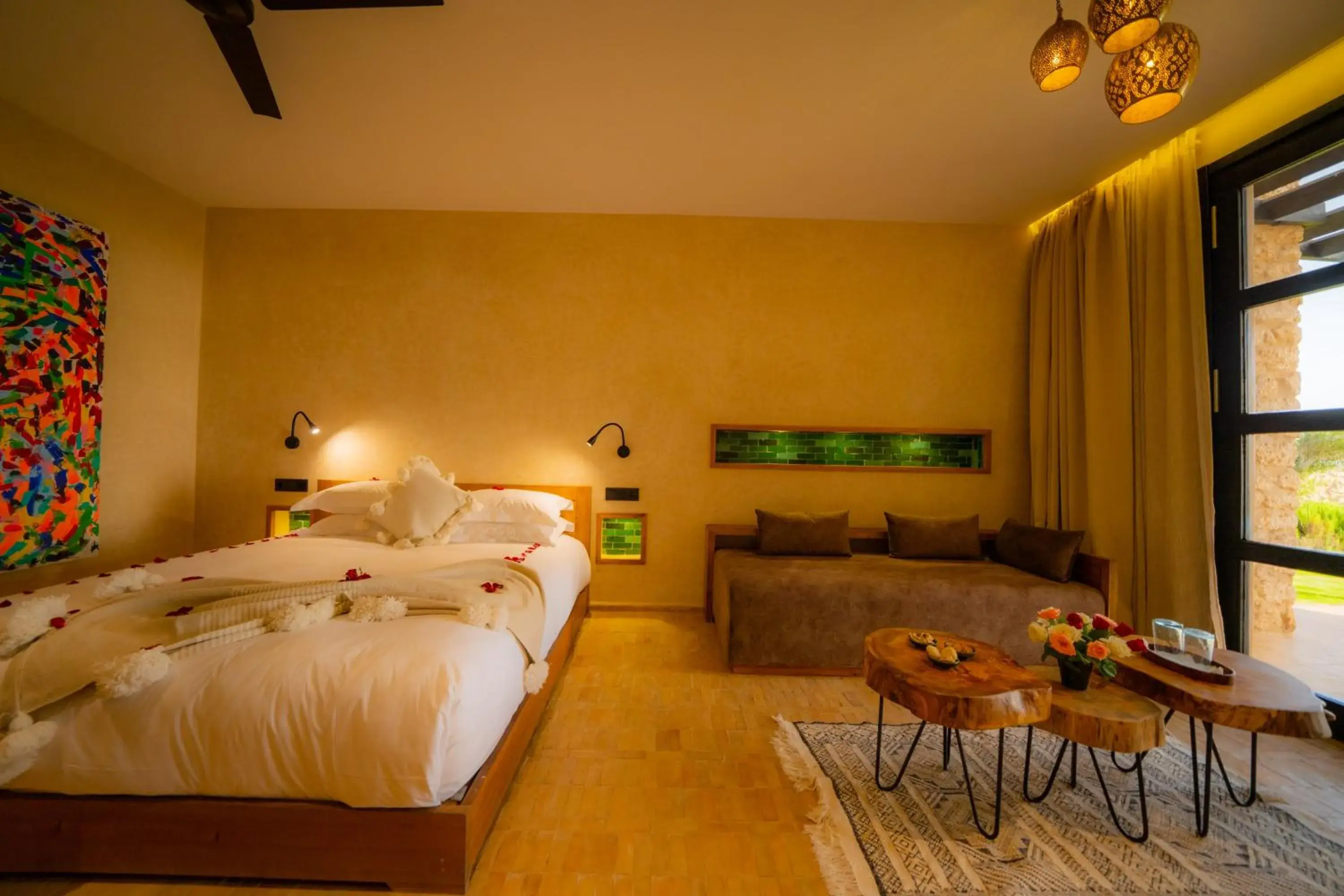 Bed in BABERRIH Hôtel Hospitality Palaces & Resorts Bed in BABERRIH Hôtel Hospitality Palaces & Resorts