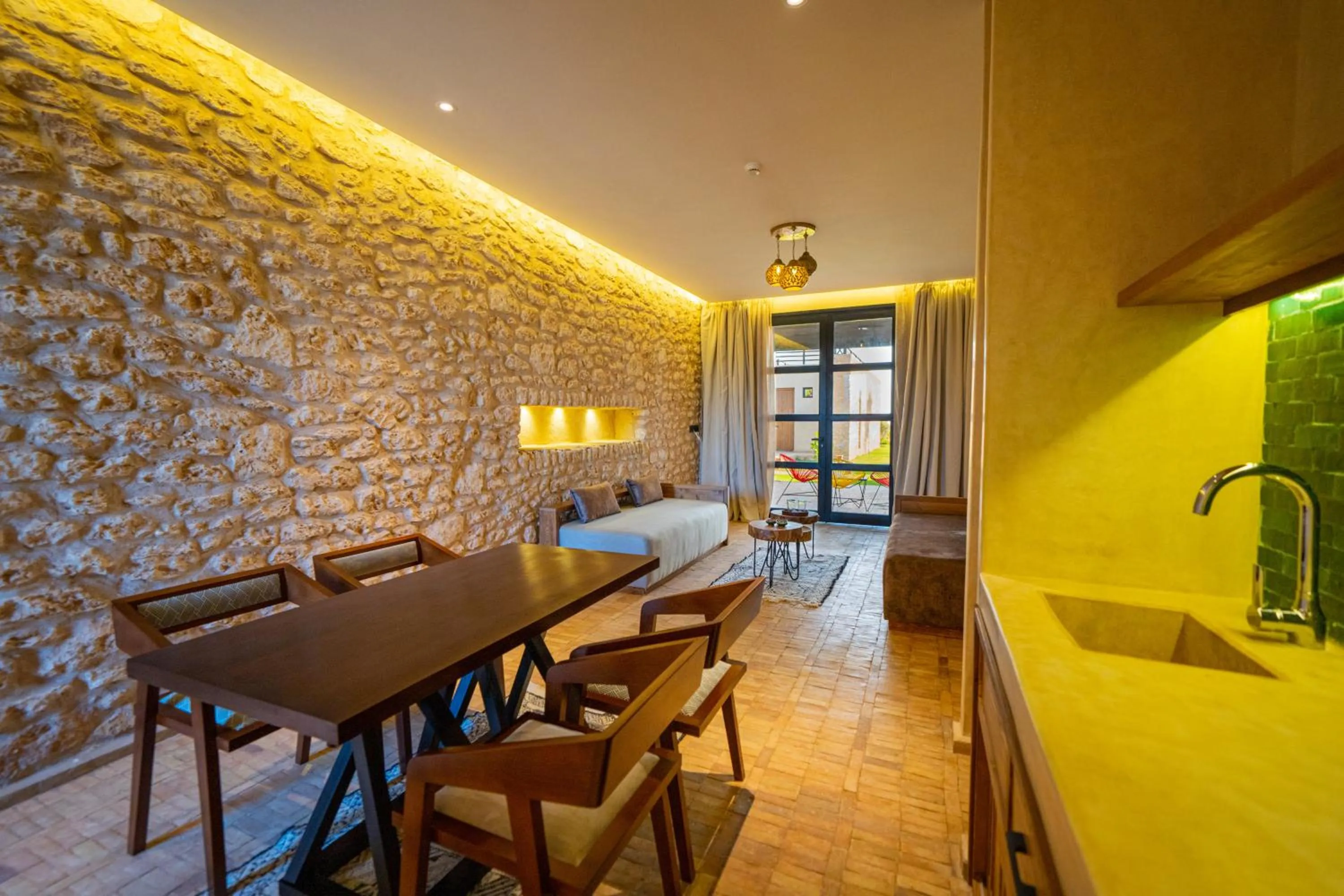 Kitchen or kitchenette in BABERRIH Hôtel Hospitality Palaces & Resorts