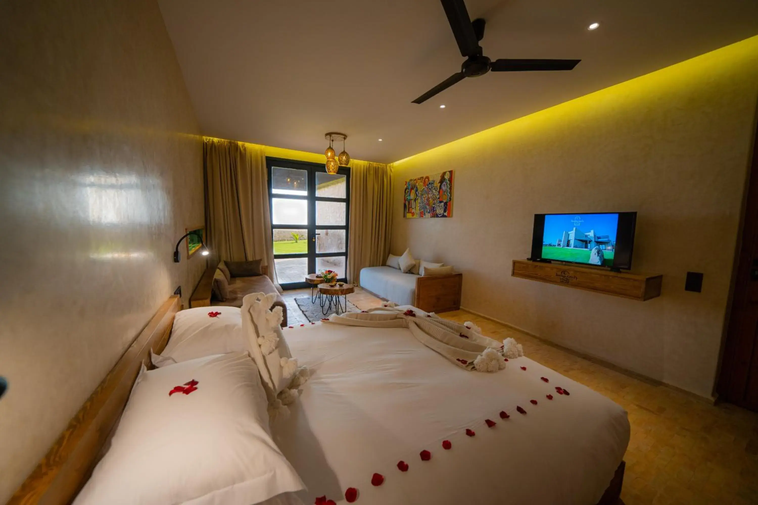 Bed in BABERRIH Hôtel Hospitality Palaces & Resorts Bed in BABERRIH Hôtel Hospitality Palaces & Resorts