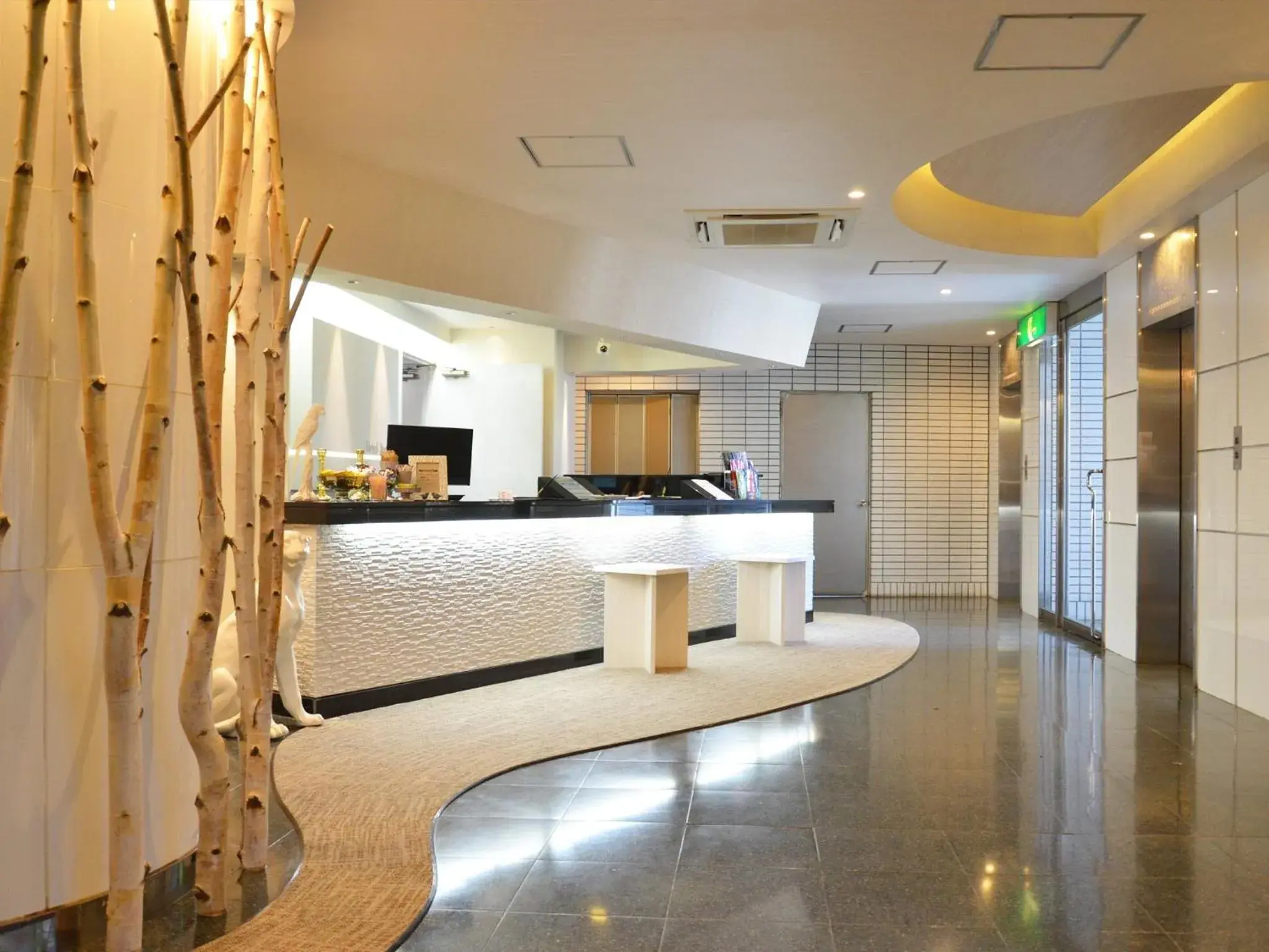 Lobby or reception in Hotel AreaOne Obihiro Lobby or reception in Hotel AreaOne Obihiro