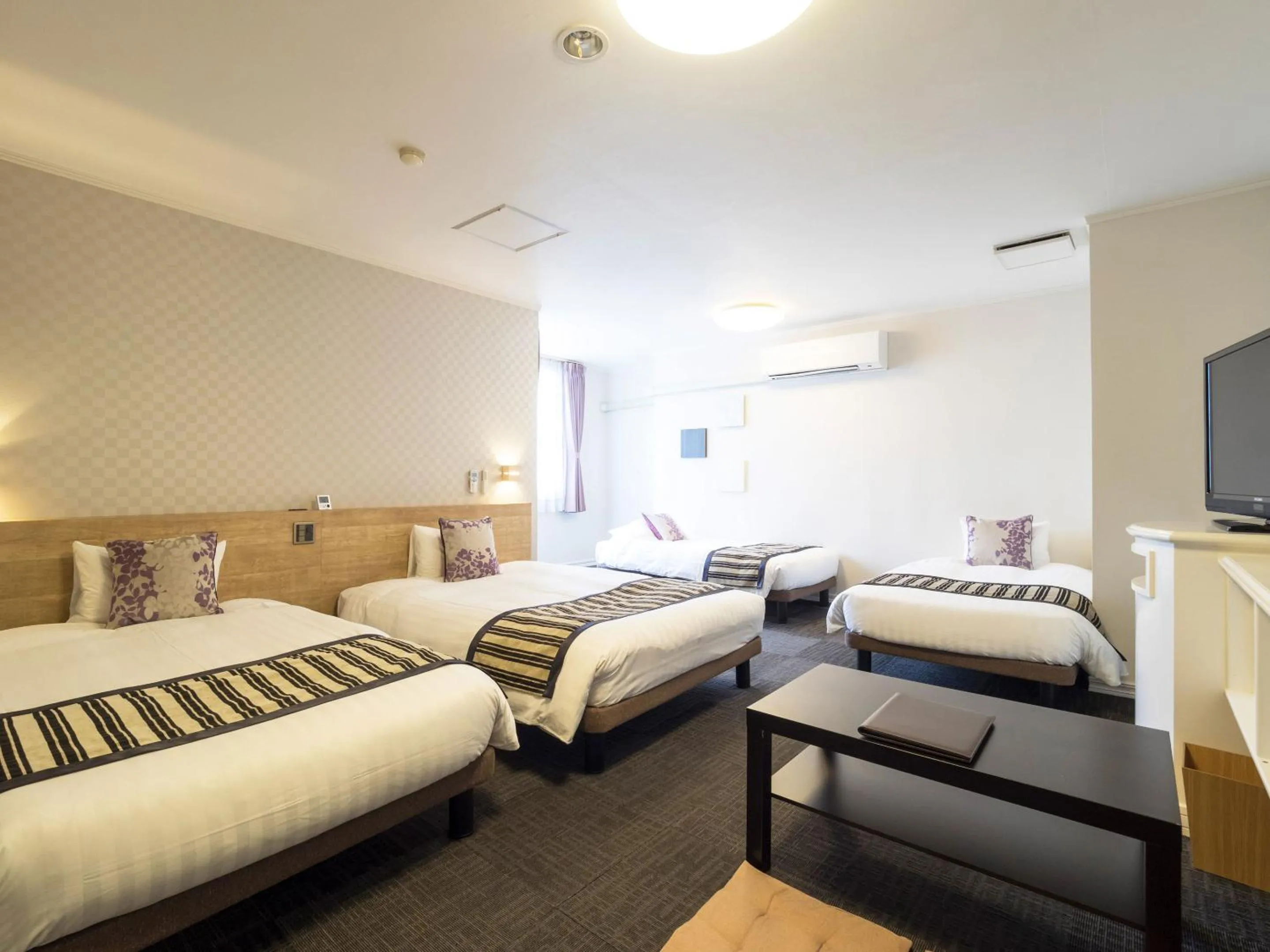Photo of the whole room, Bed in Hotel AreaOne Obihiro
